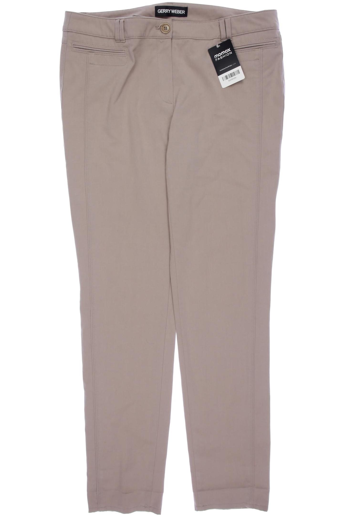 

Gerry Weber Damen Stoffhose, beige, Gr. 42