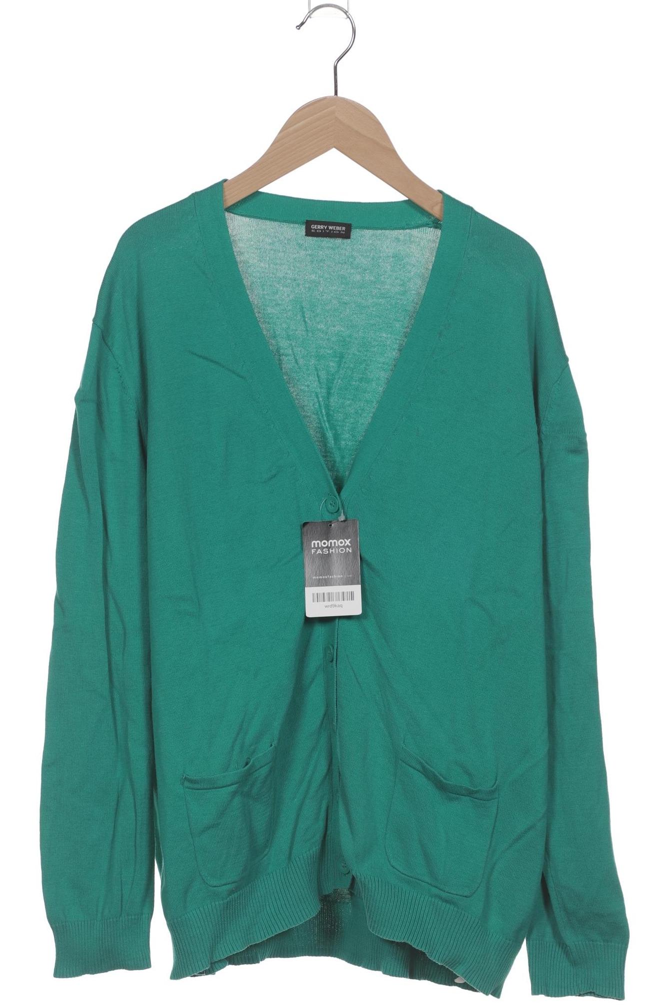 

Gerry Weber Damen Strickjacke, grün, Gr. 48