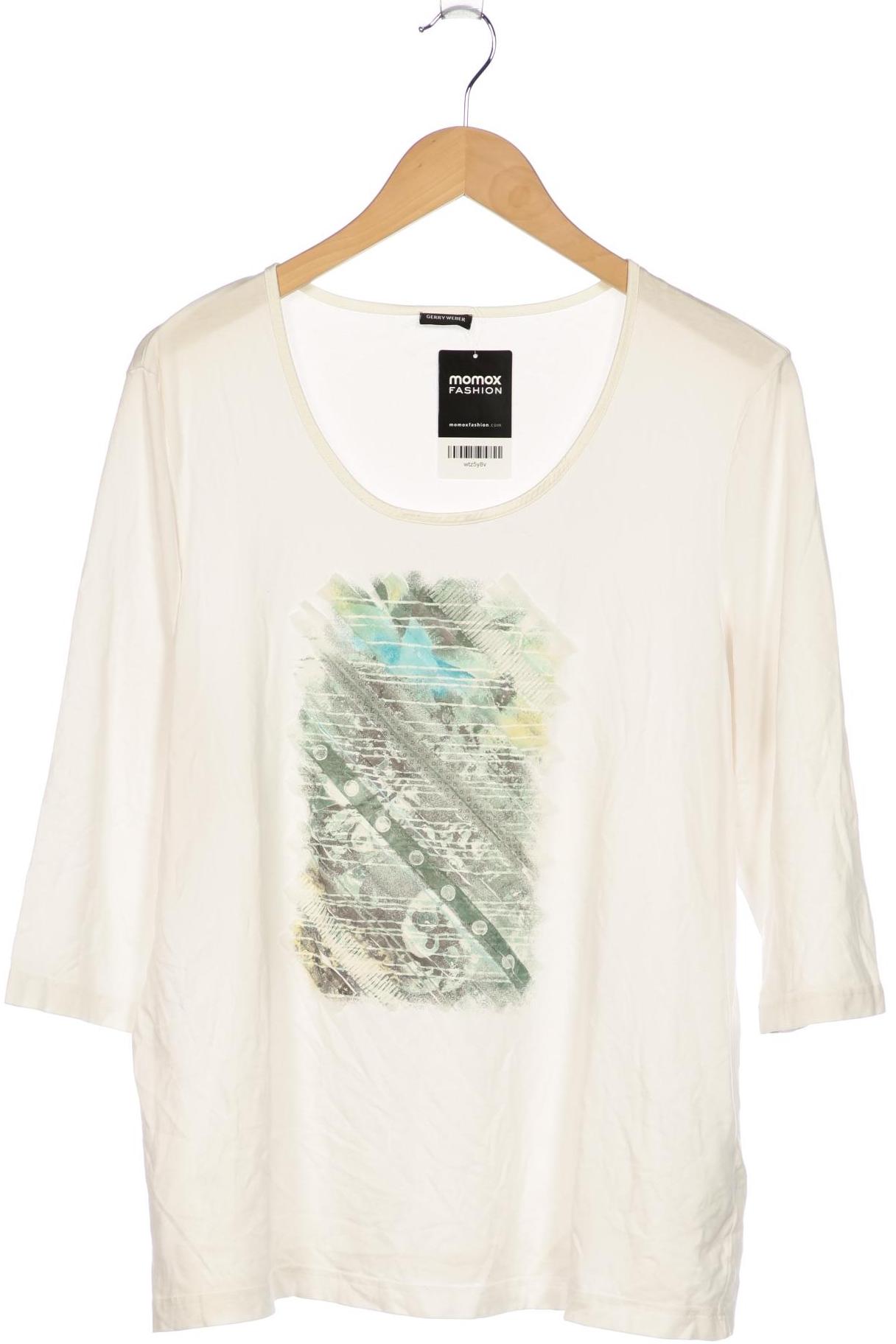 

Gerry Weber Damen Langarmshirt, weiß, Gr. 48