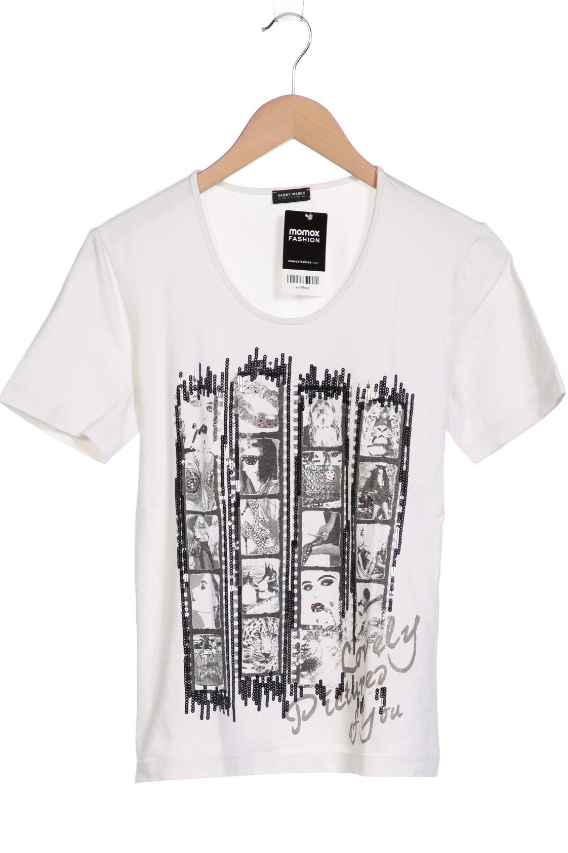

Gerry Weber Damen T-Shirt, weiß, Gr. 40