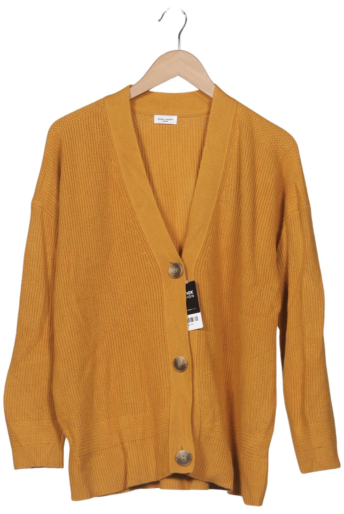 

Gerry Weber Damen Strickjacke, gelb, Gr. 48