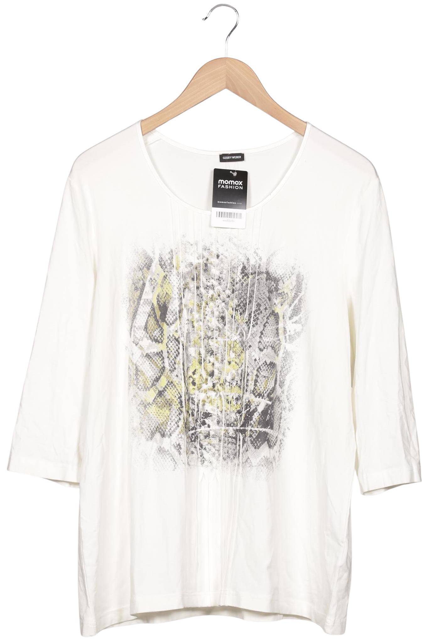 

Gerry Weber Damen Langarmshirt, weiß, Gr. 48