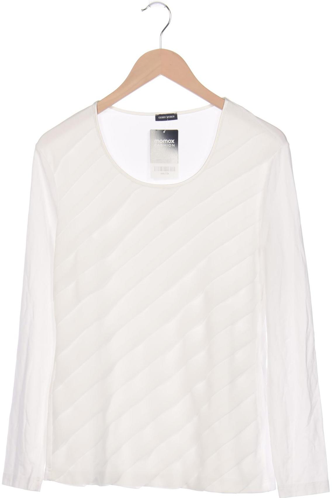 

Gerry Weber Damen Langarmshirt, weiß, Gr. 42