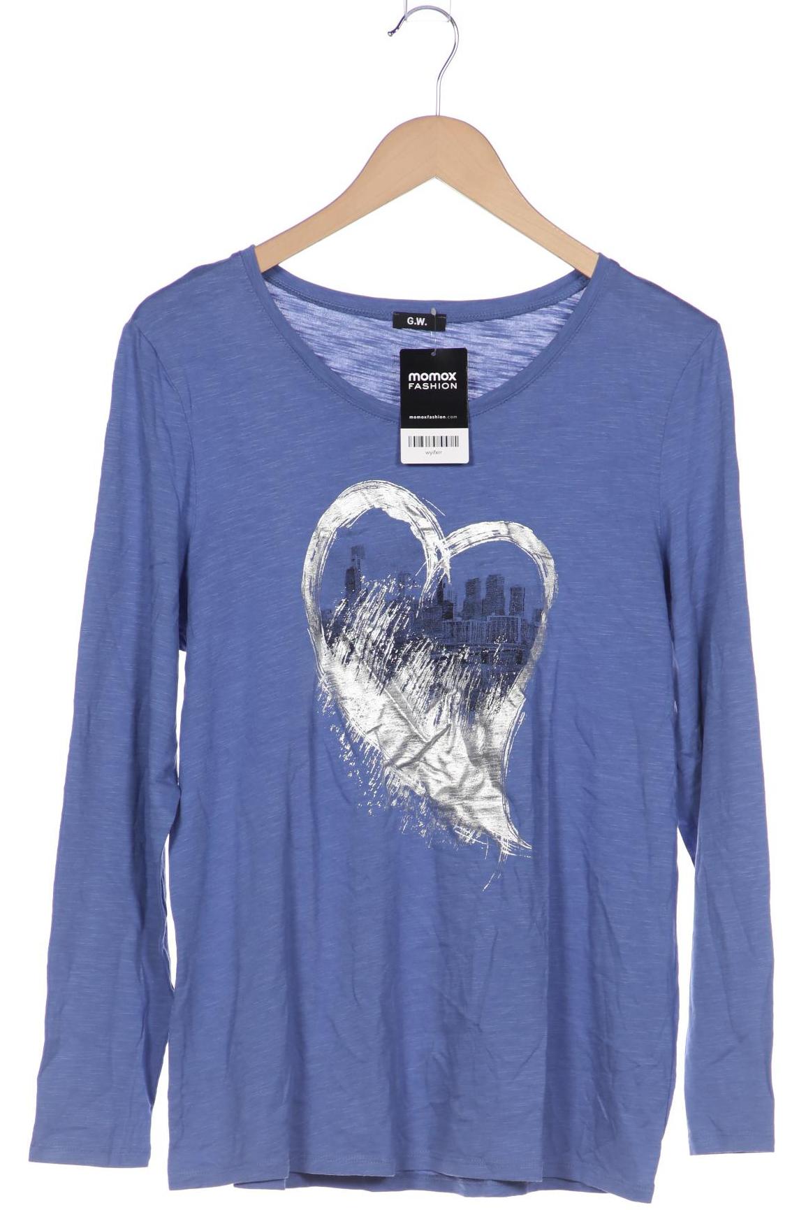 

Gerry Weber Damen Langarmshirt, blau, Gr. 44