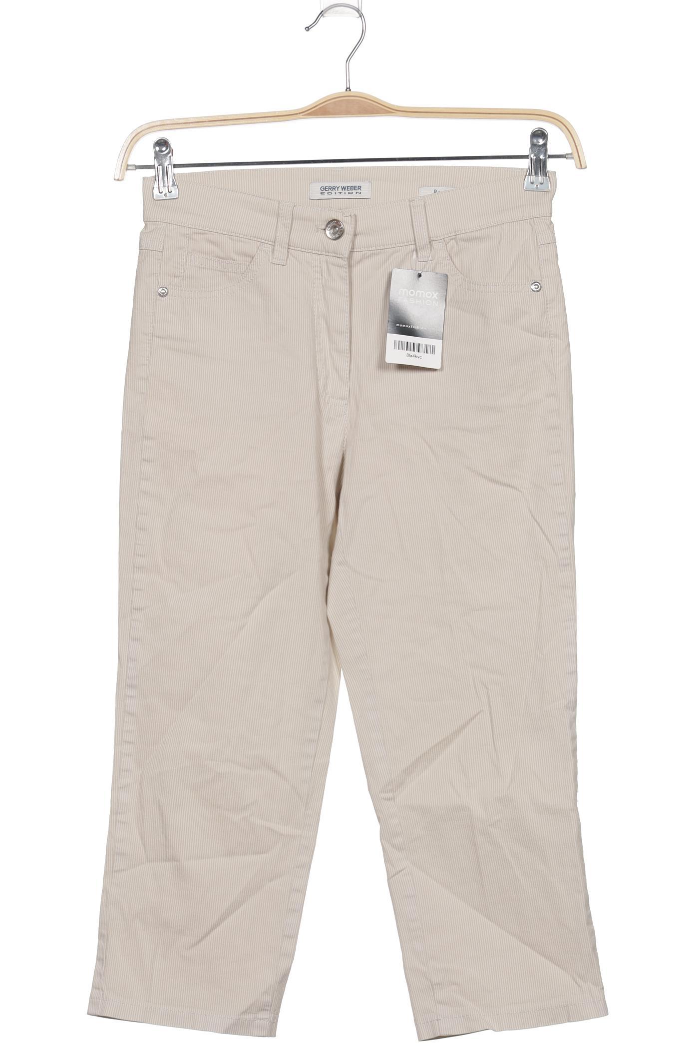 

Gerry Weber Damen Stoffhose, beige, Gr. 34