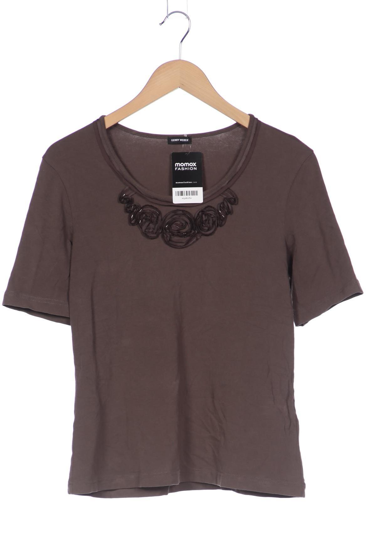 

Gerry Weber Damen T-Shirt, braun, Gr. 42