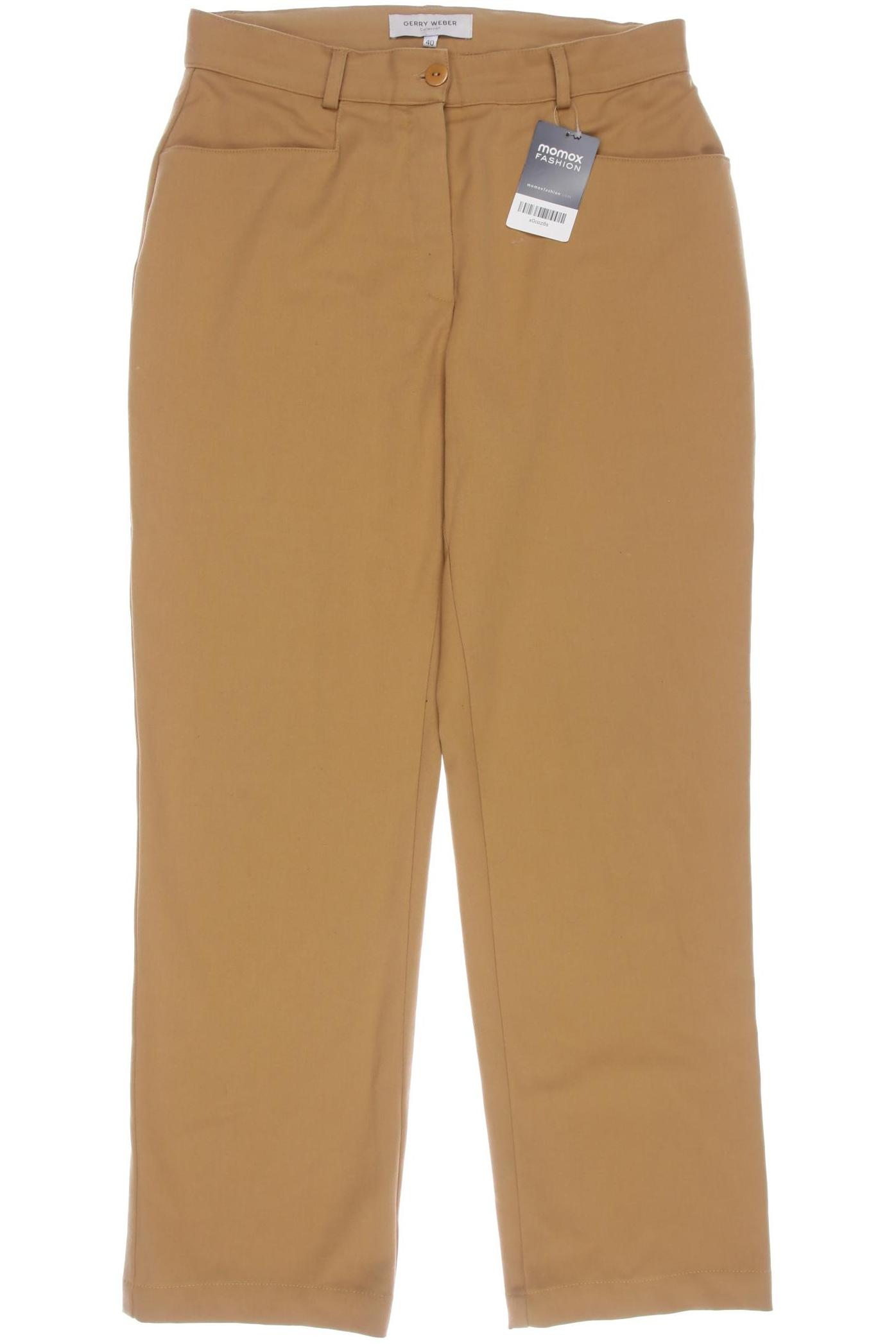 

Gerry Weber Damen Stoffhose, beige, Gr. 40