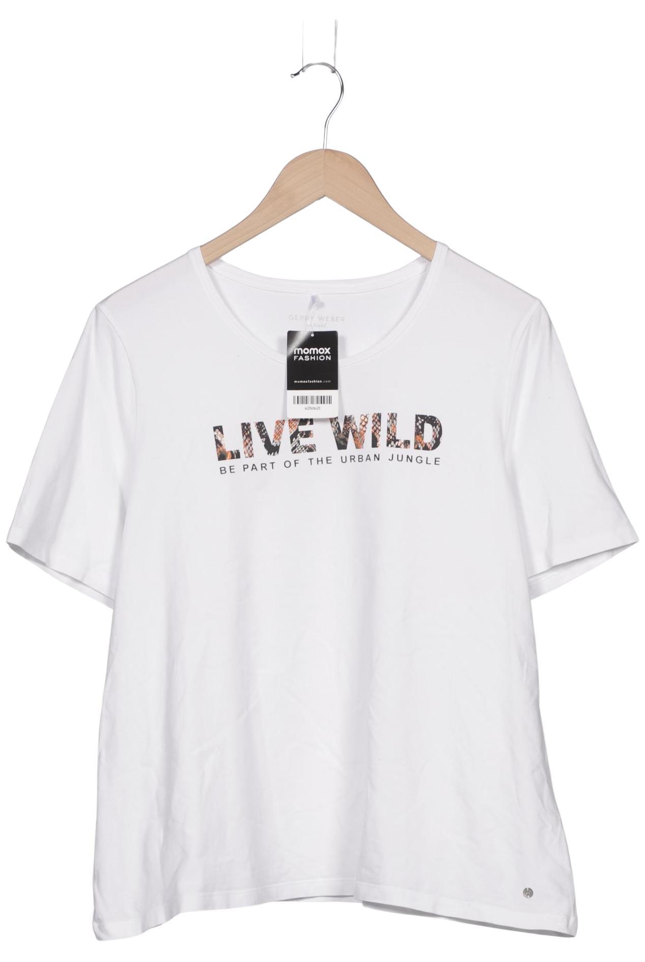 

Gerry Weber Damen T-Shirt, weiß, Gr. 46