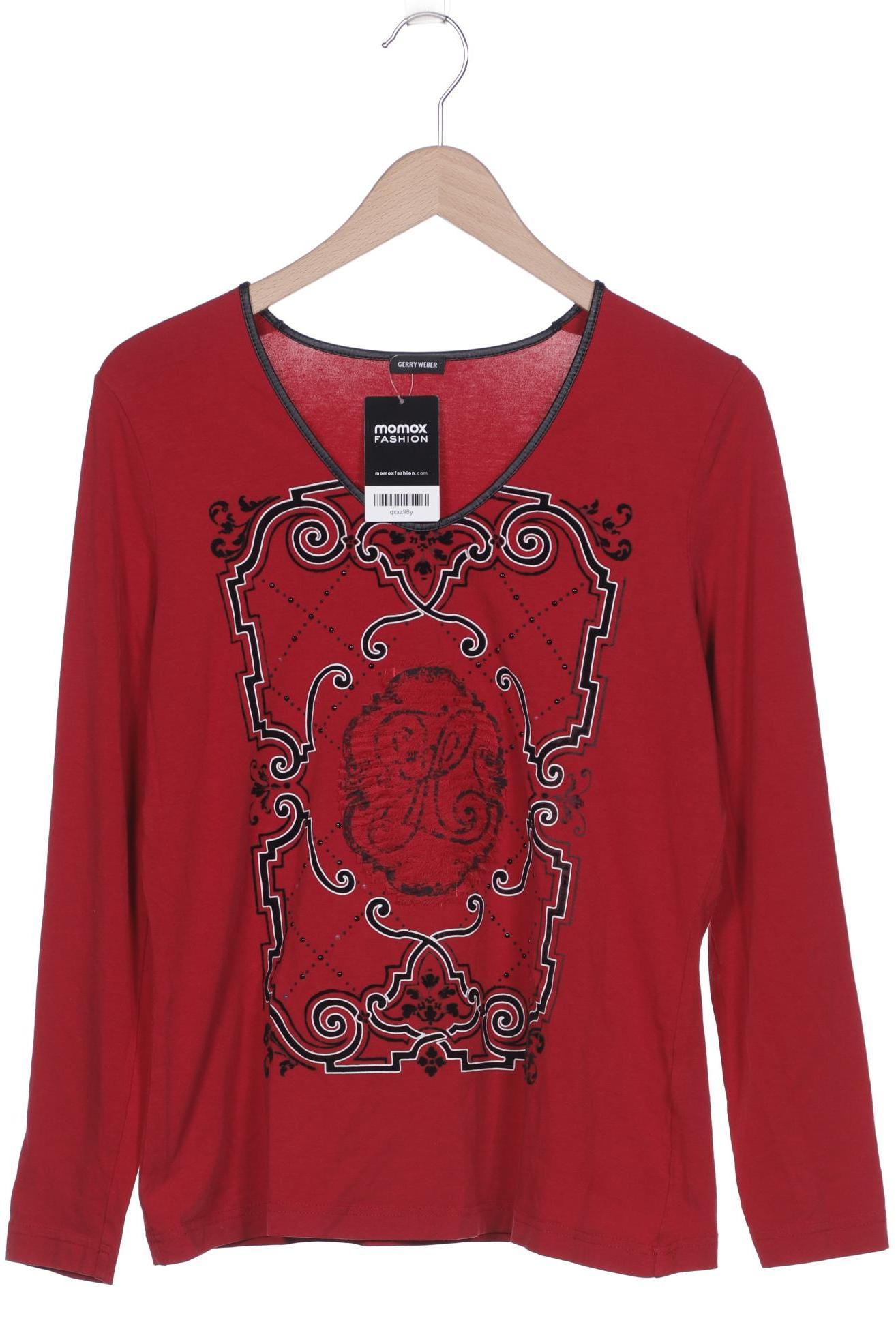 

Gerry Weber Damen Langarmshirt, bordeaux, Gr. 42