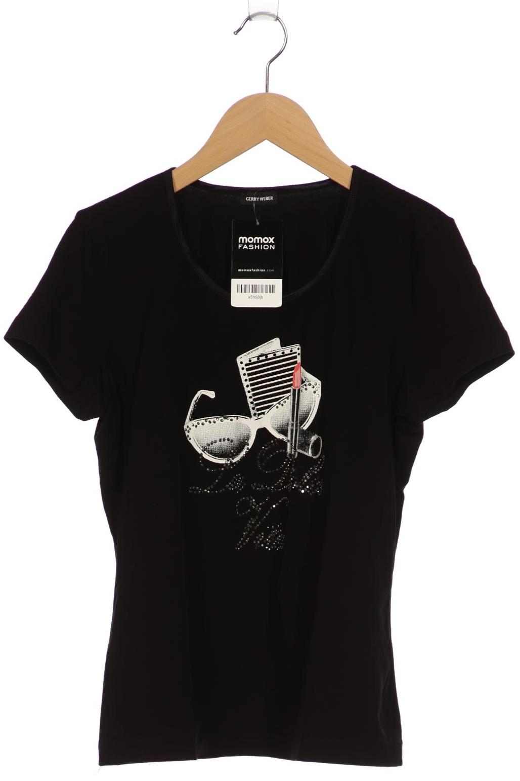 

Gerry Weber Damen T-Shirt, schwarz, Gr. 38