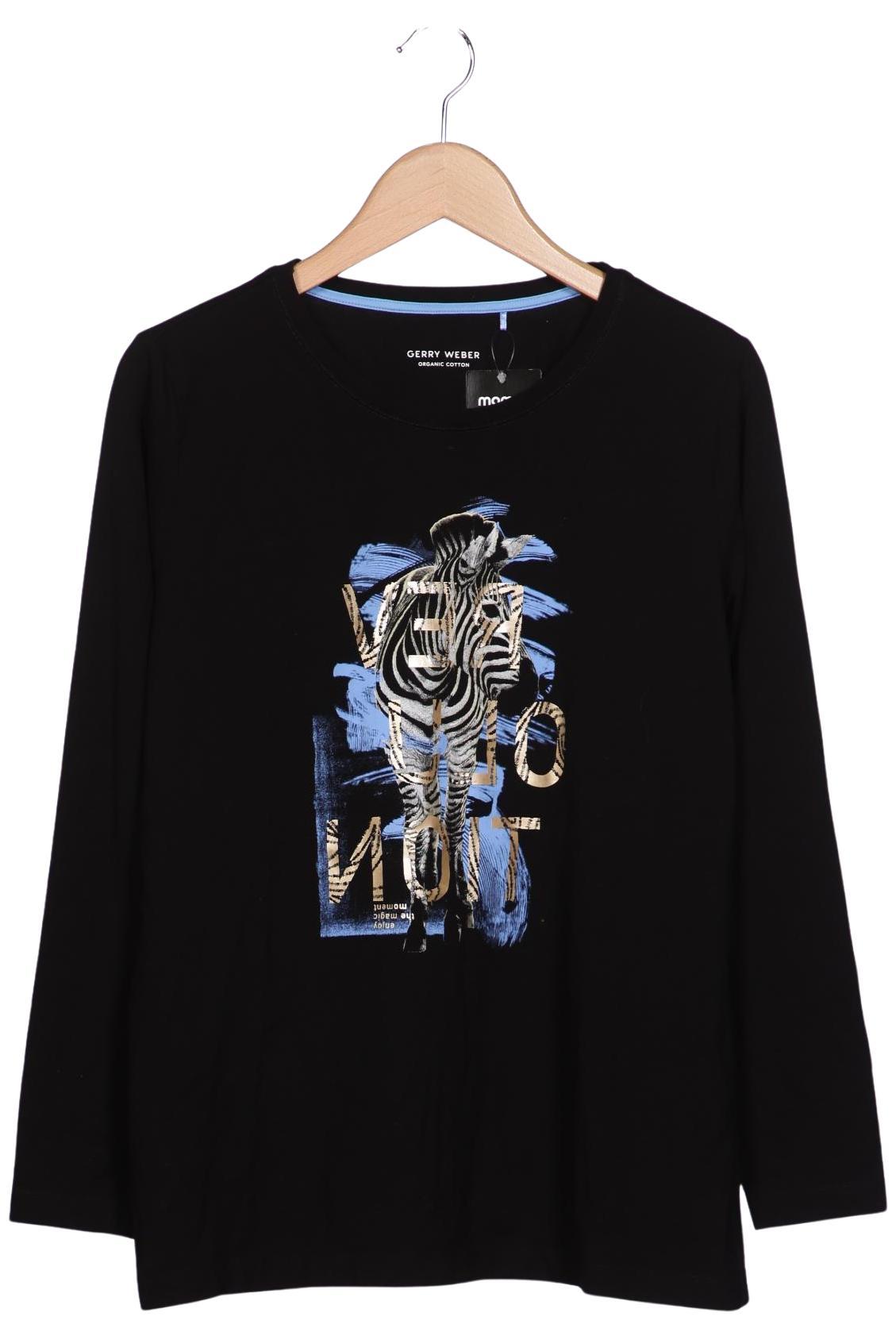 

Gerry Weber Damen Langarmshirt, schwarz, Gr. 46