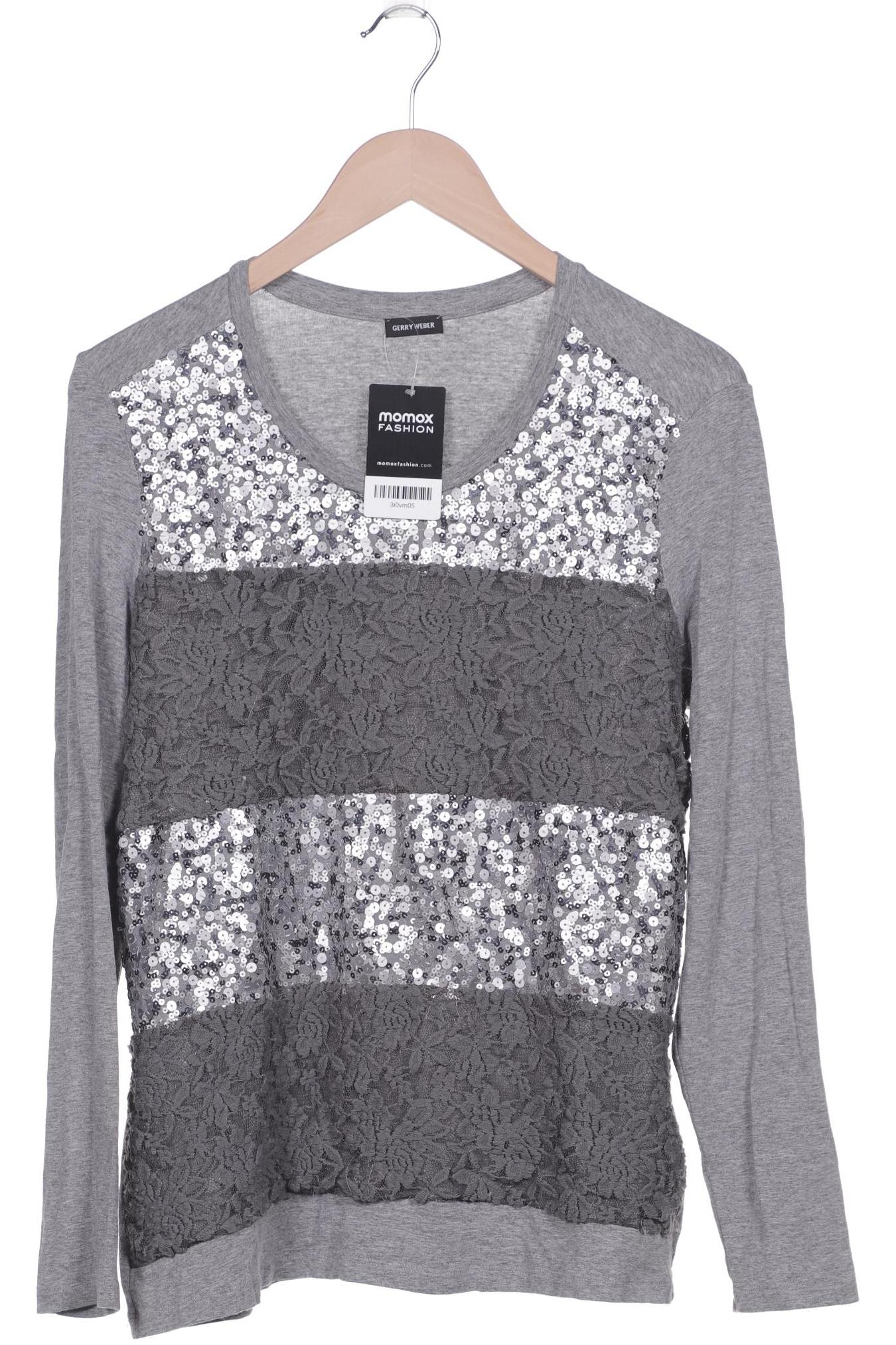 

Gerry Weber Damen Langarmshirt, grau, Gr. 42