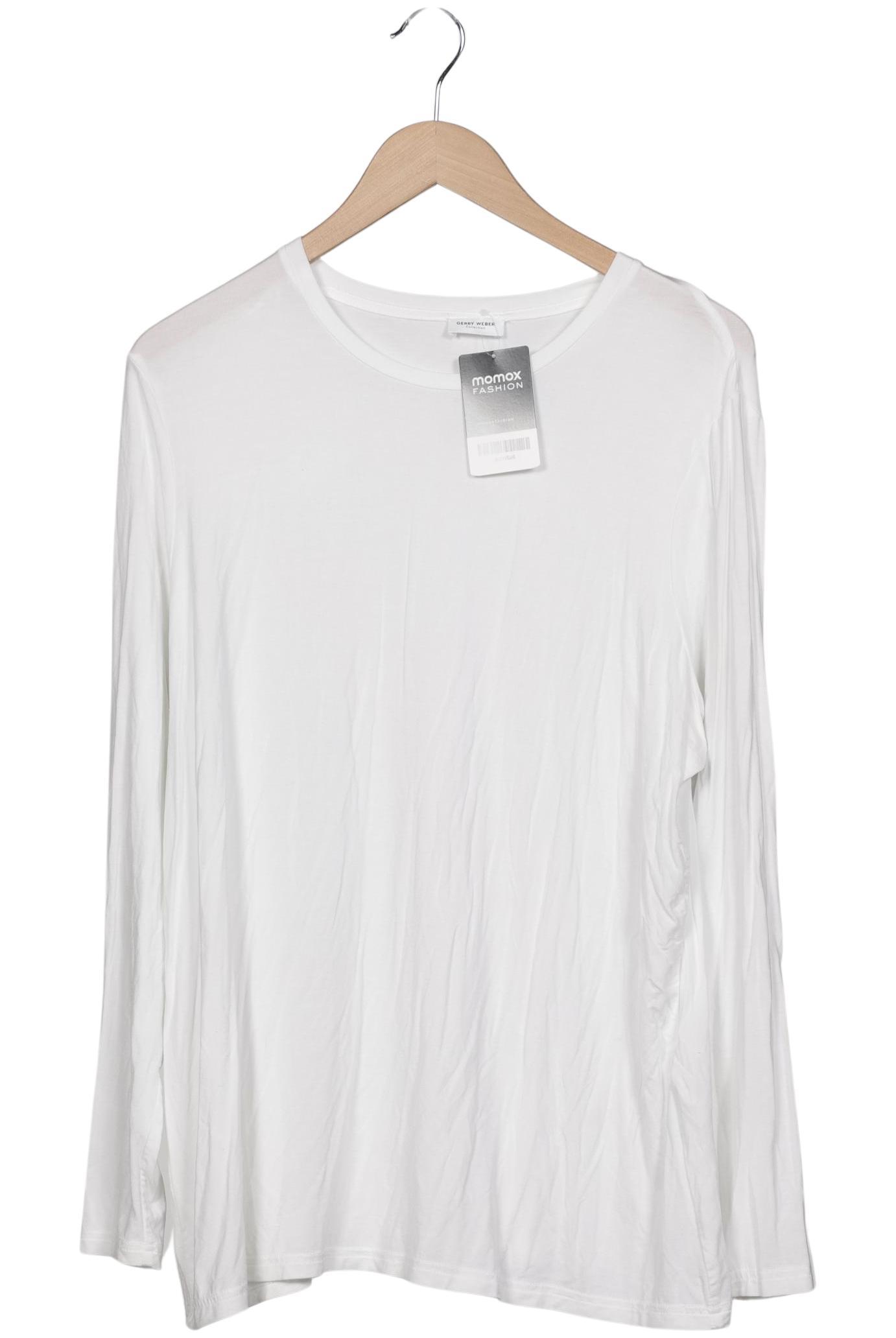 

Gerry Weber Damen Langarmshirt, weiß, Gr. 48