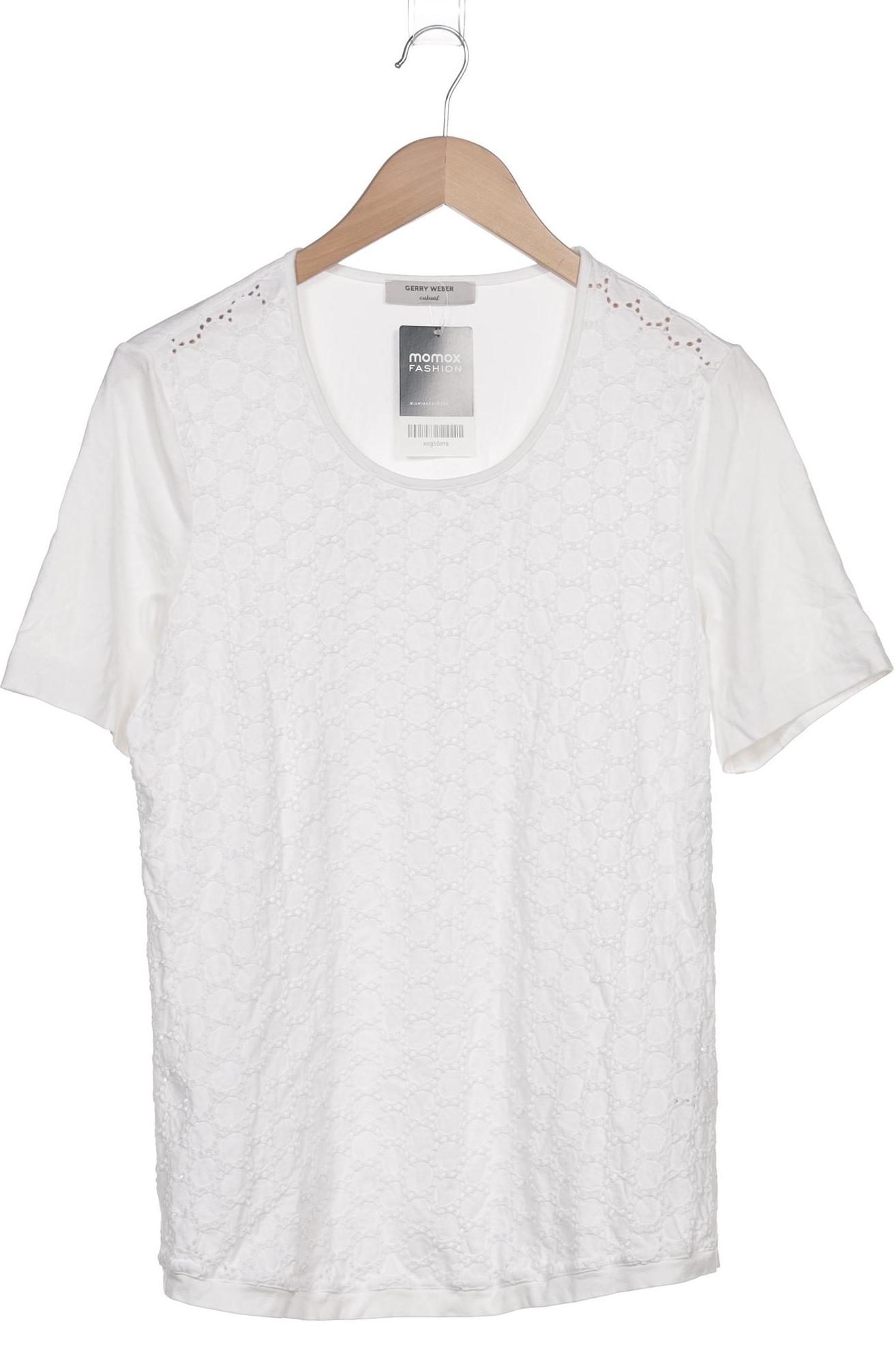 

Gerry Weber Damen T-Shirt, weiß, Gr. 44