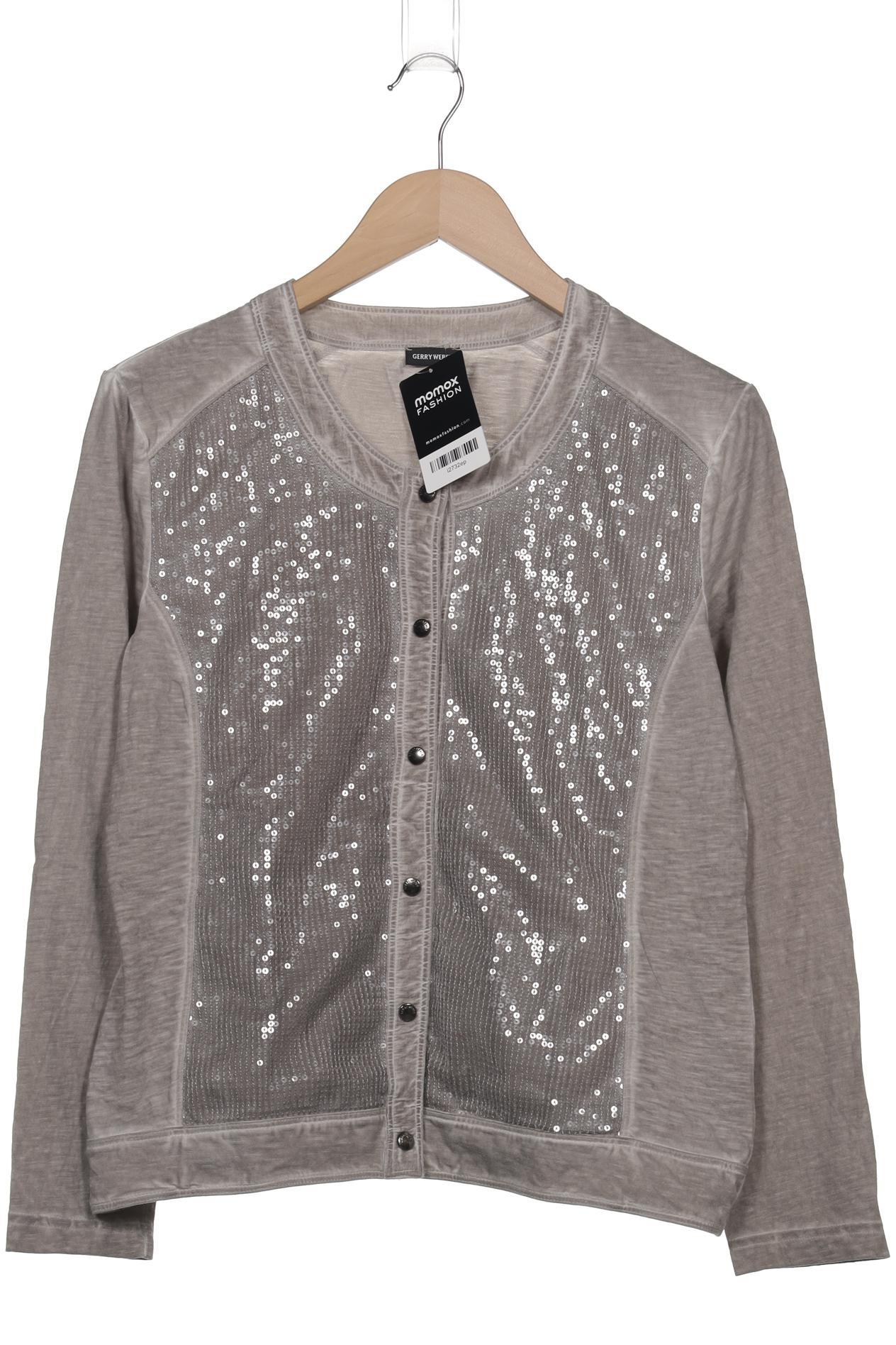 

Gerry Weber Damen Strickjacke, grau, Gr. 40