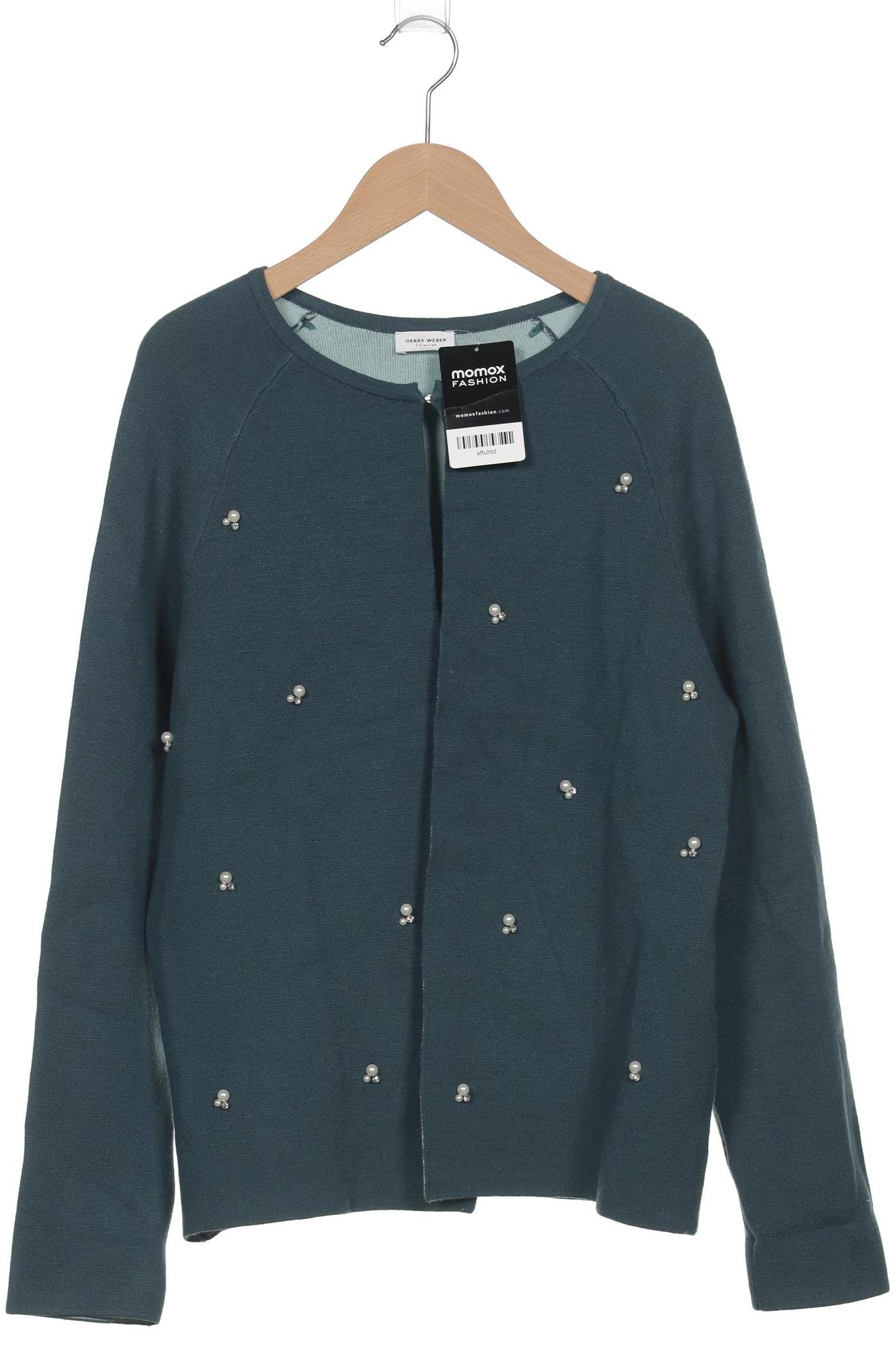 

Gerry Weber Damen Strickjacke, türkis, Gr. 40