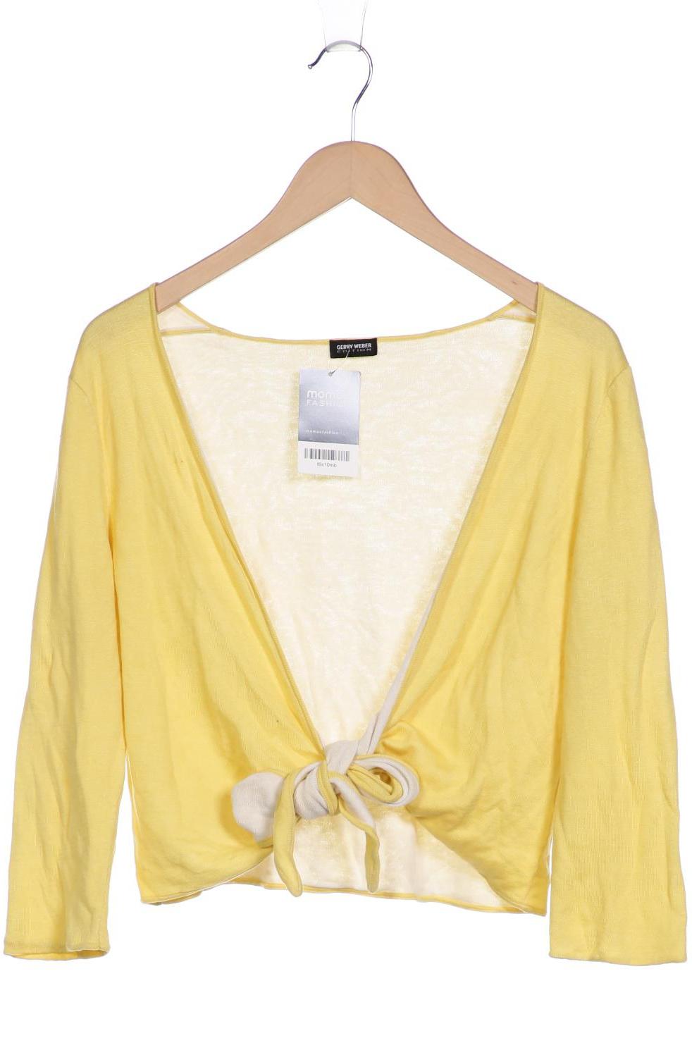 

Gerry Weber Damen Strickjacke, gelb, Gr. 38