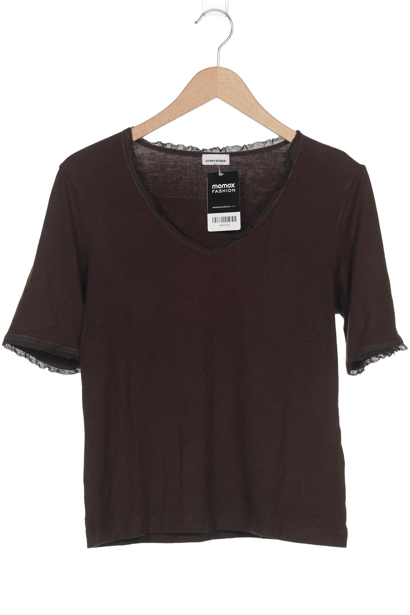 

Gerry Weber Damen T-Shirt, braun, Gr. 38