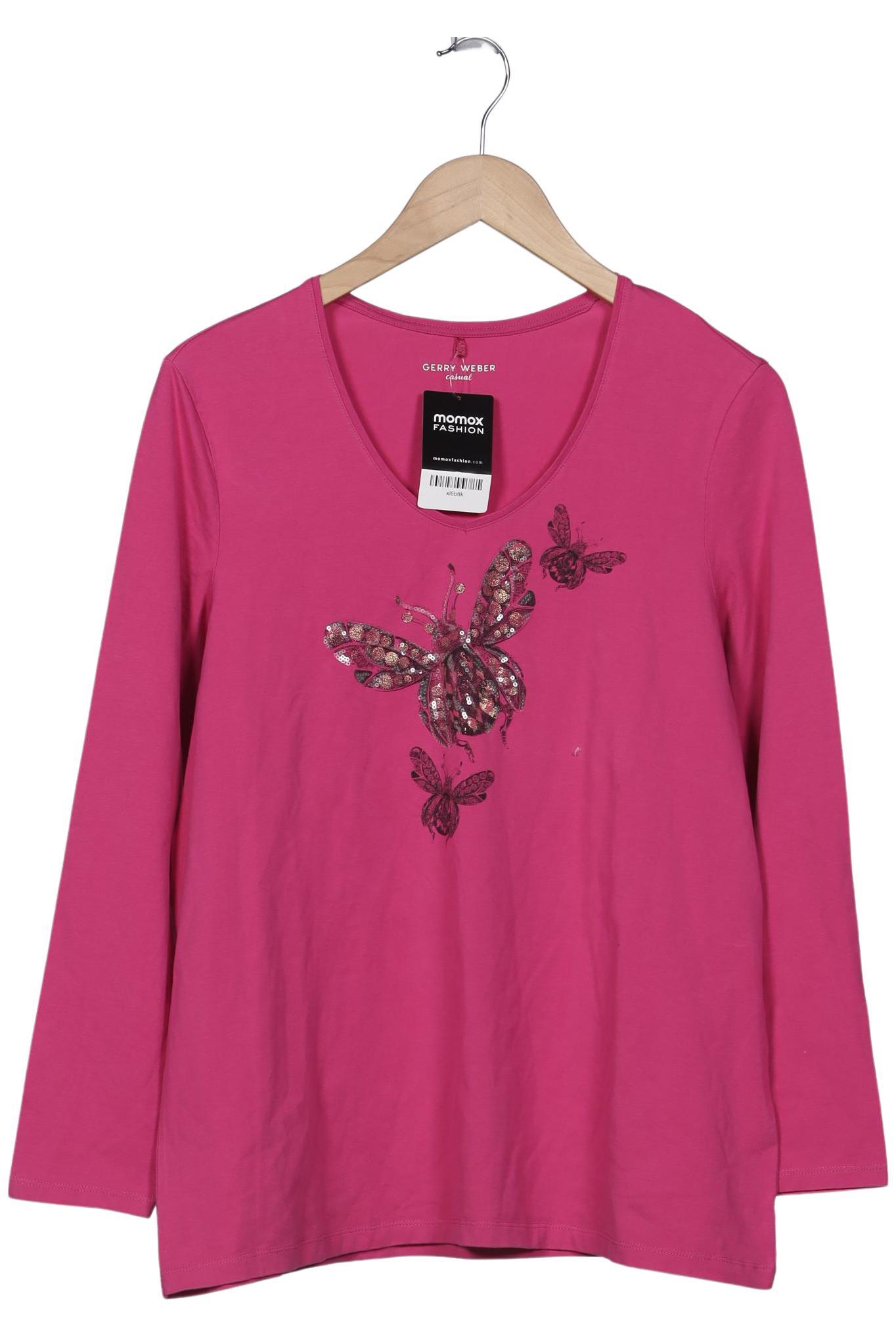 

Gerry Weber Damen Langarmshirt, pink, Gr. 48