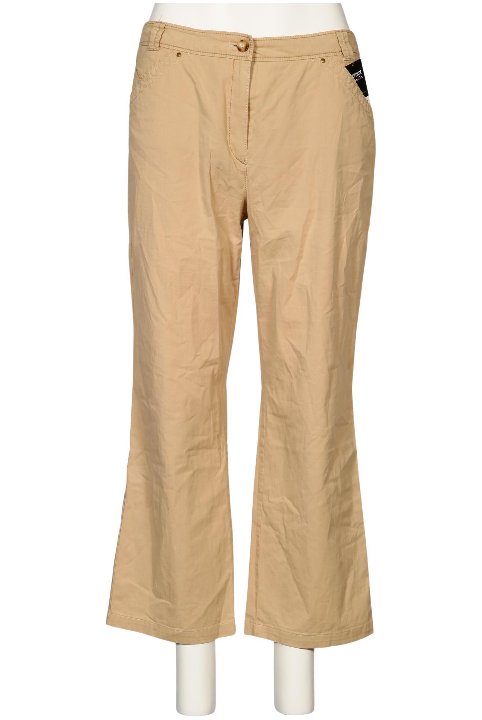 

Gerry Weber Damen Stoffhose, beige, Gr. 44