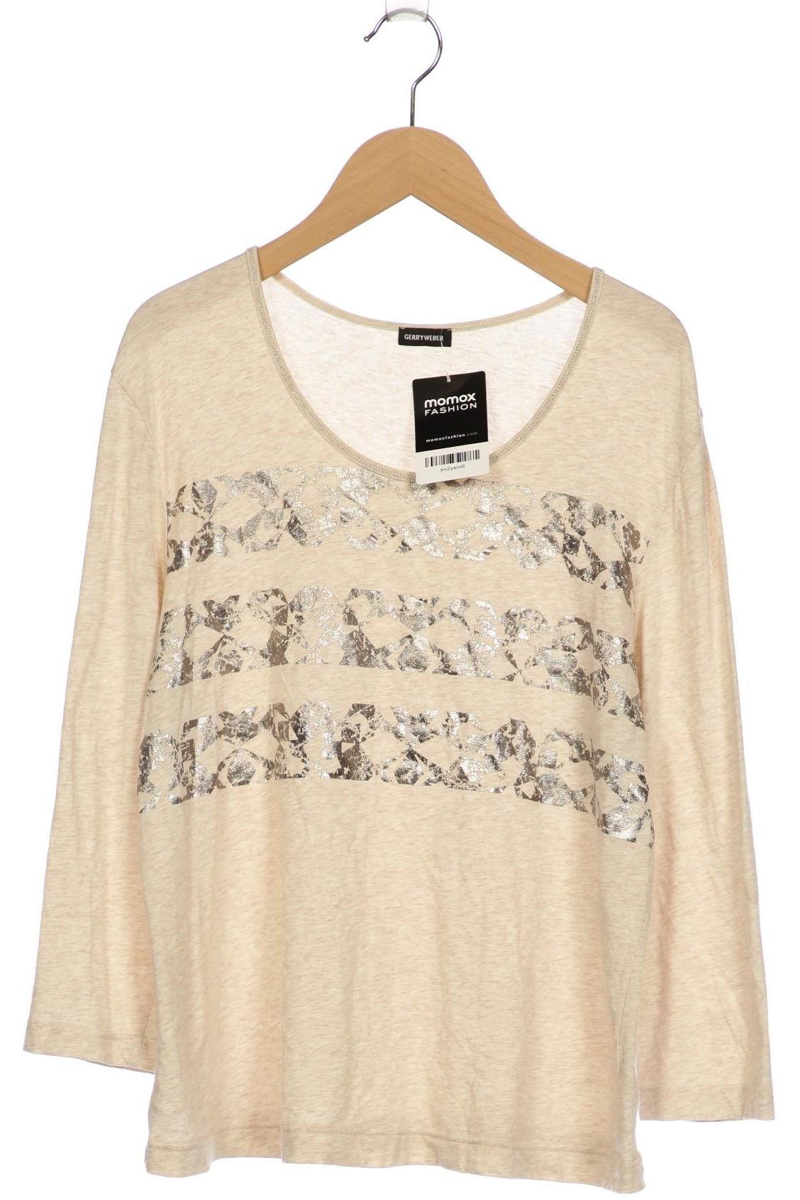 

Gerry Weber Damen Langarmshirt, beige, Gr. 42