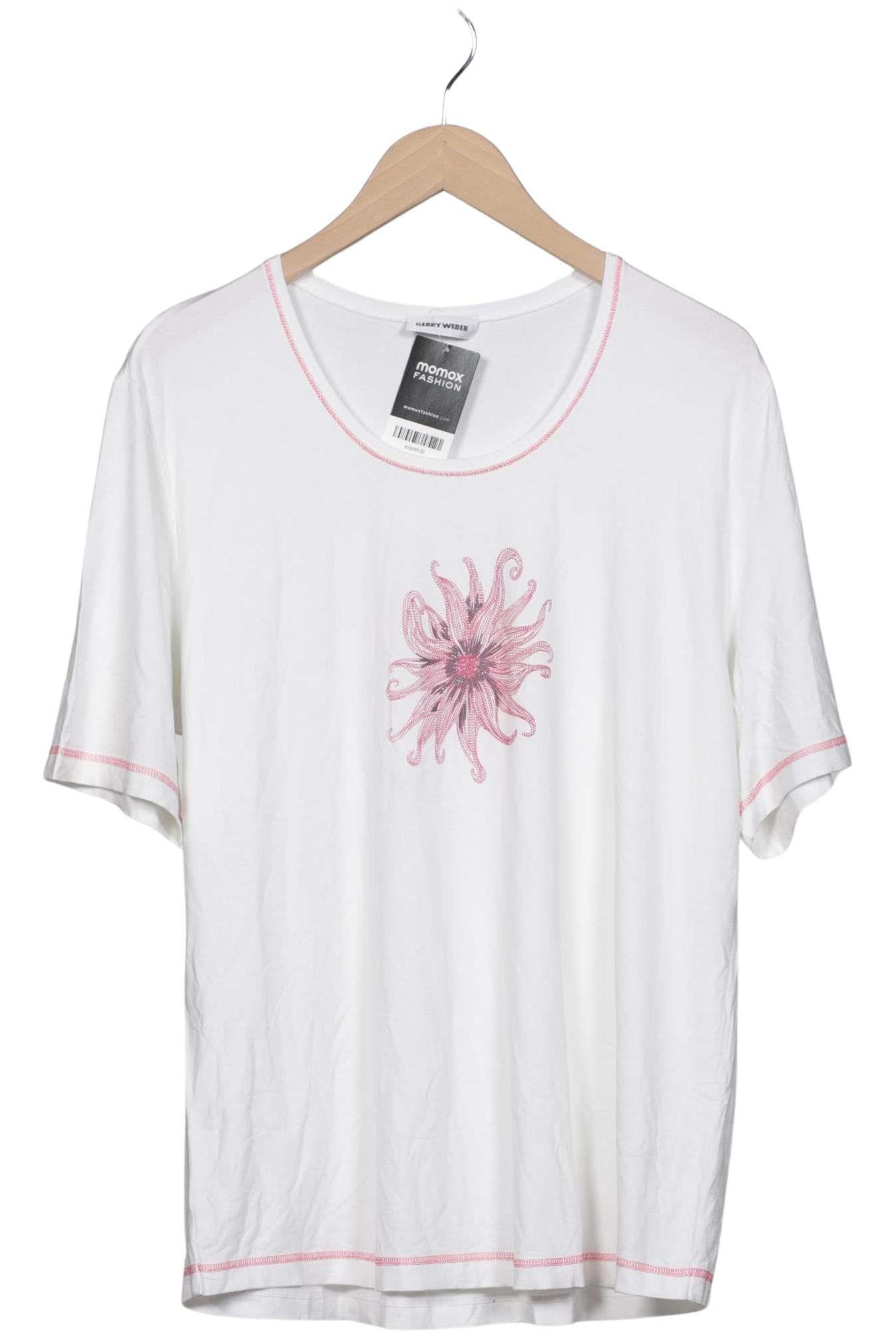

Gerry Weber Damen T-Shirt, weiß, Gr. 48