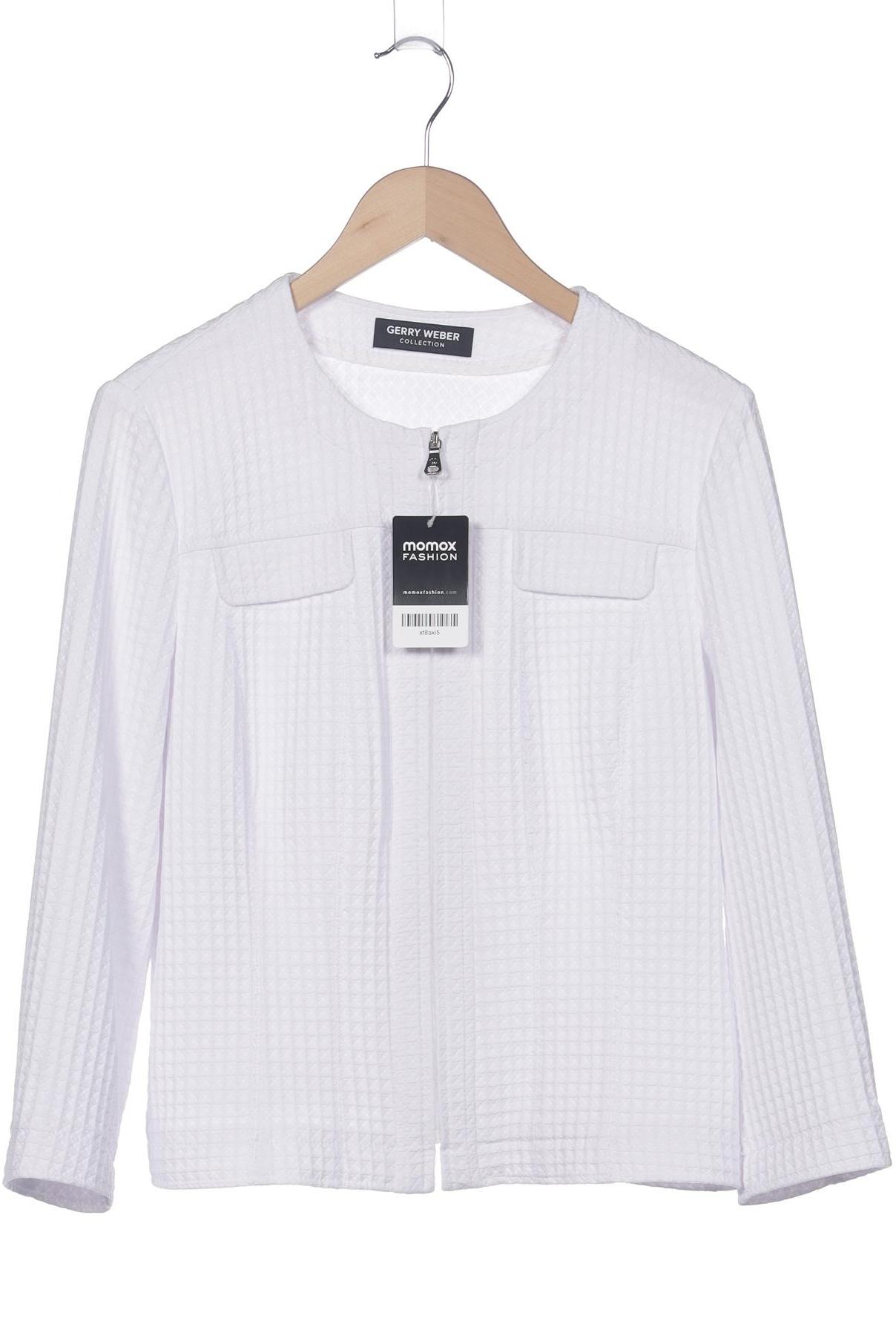 

Gerry Weber Damen Strickjacke, weiß, Gr. 40