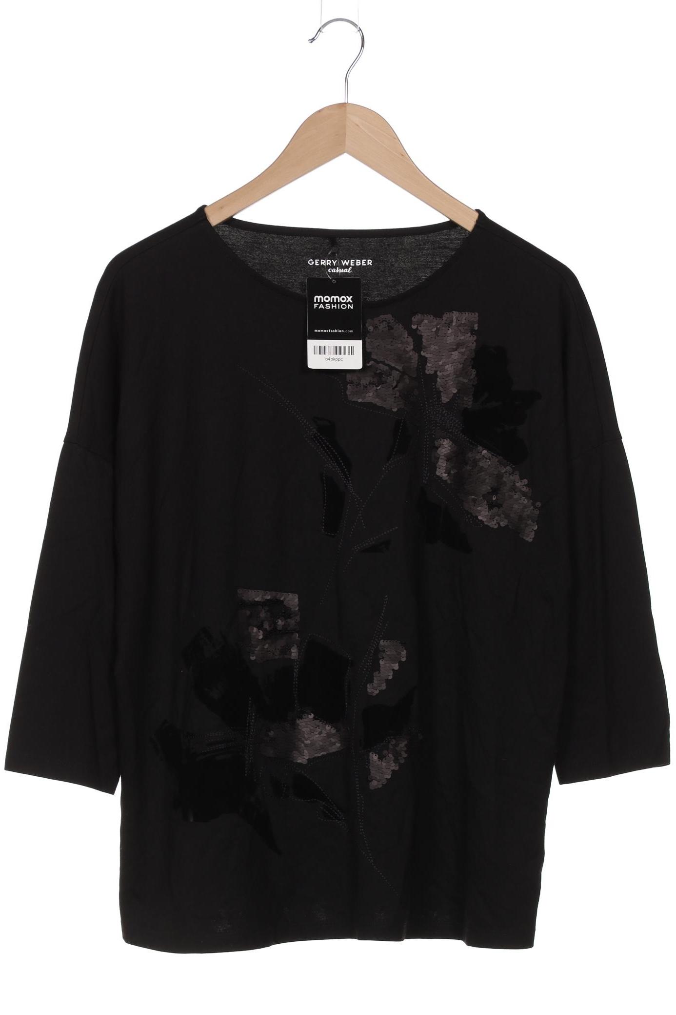 

Gerry Weber Damen Langarmshirt, schwarz, Gr. 42