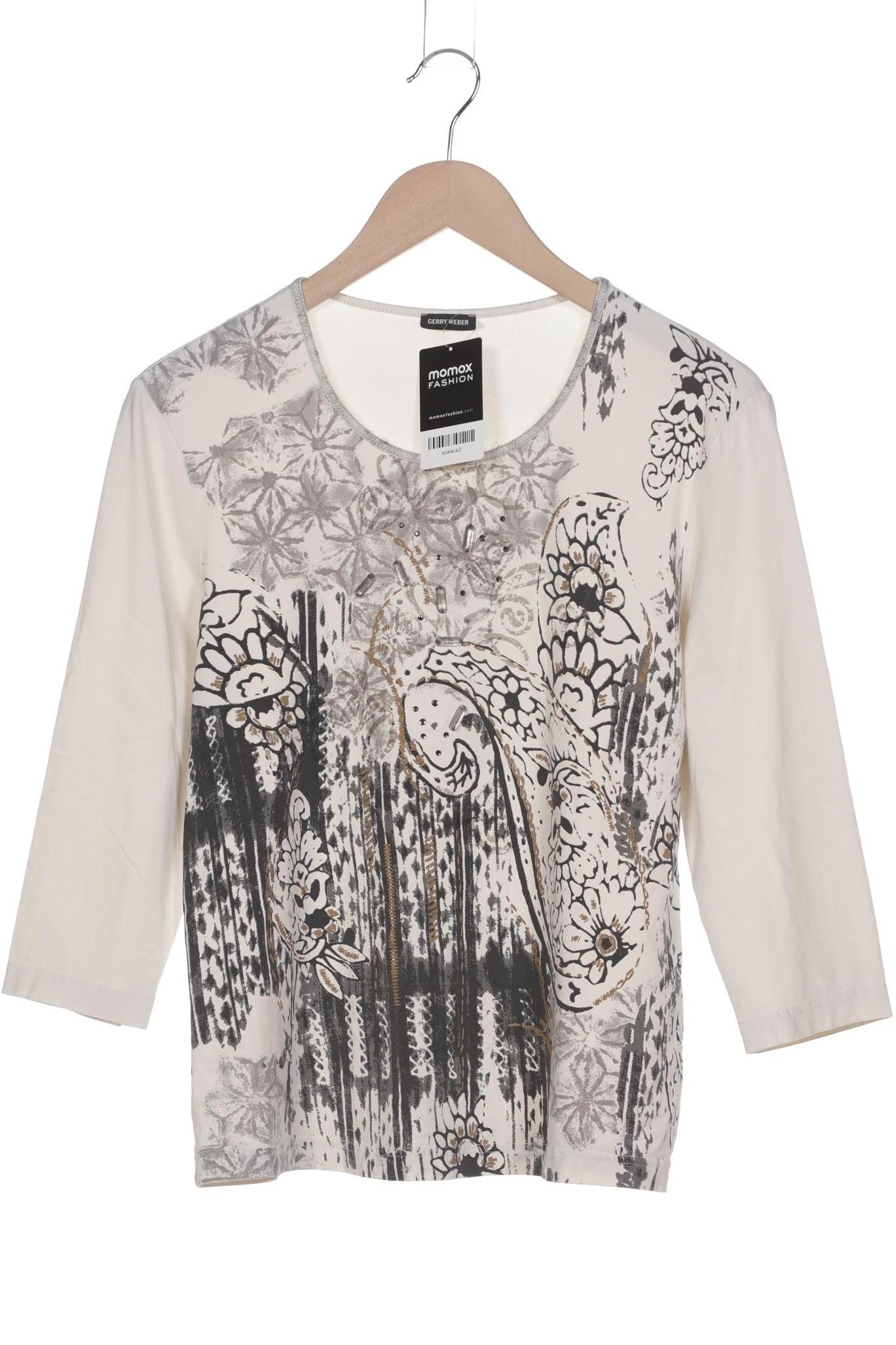 

Gerry Weber Damen Langarmshirt, cremeweiß, Gr. 42
