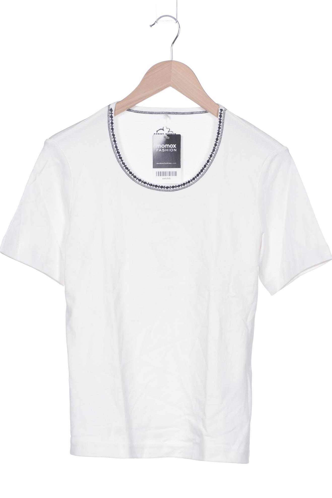 

Gerry Weber Damen T-Shirt, weiß, Gr. 40