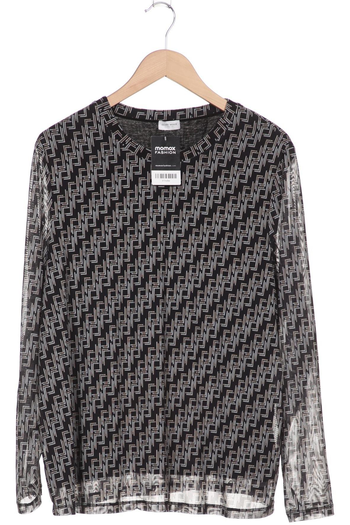

Gerry Weber Damen Langarmshirt, schwarz, Gr. 48
