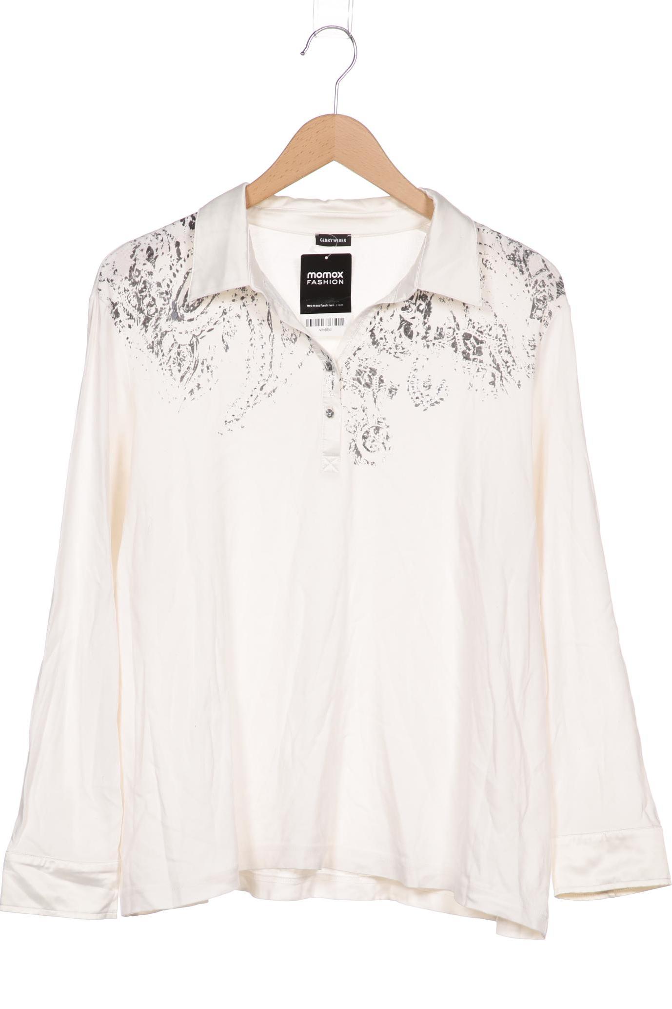 

Gerry Weber Damen Poloshirt, weiß, Gr. 48