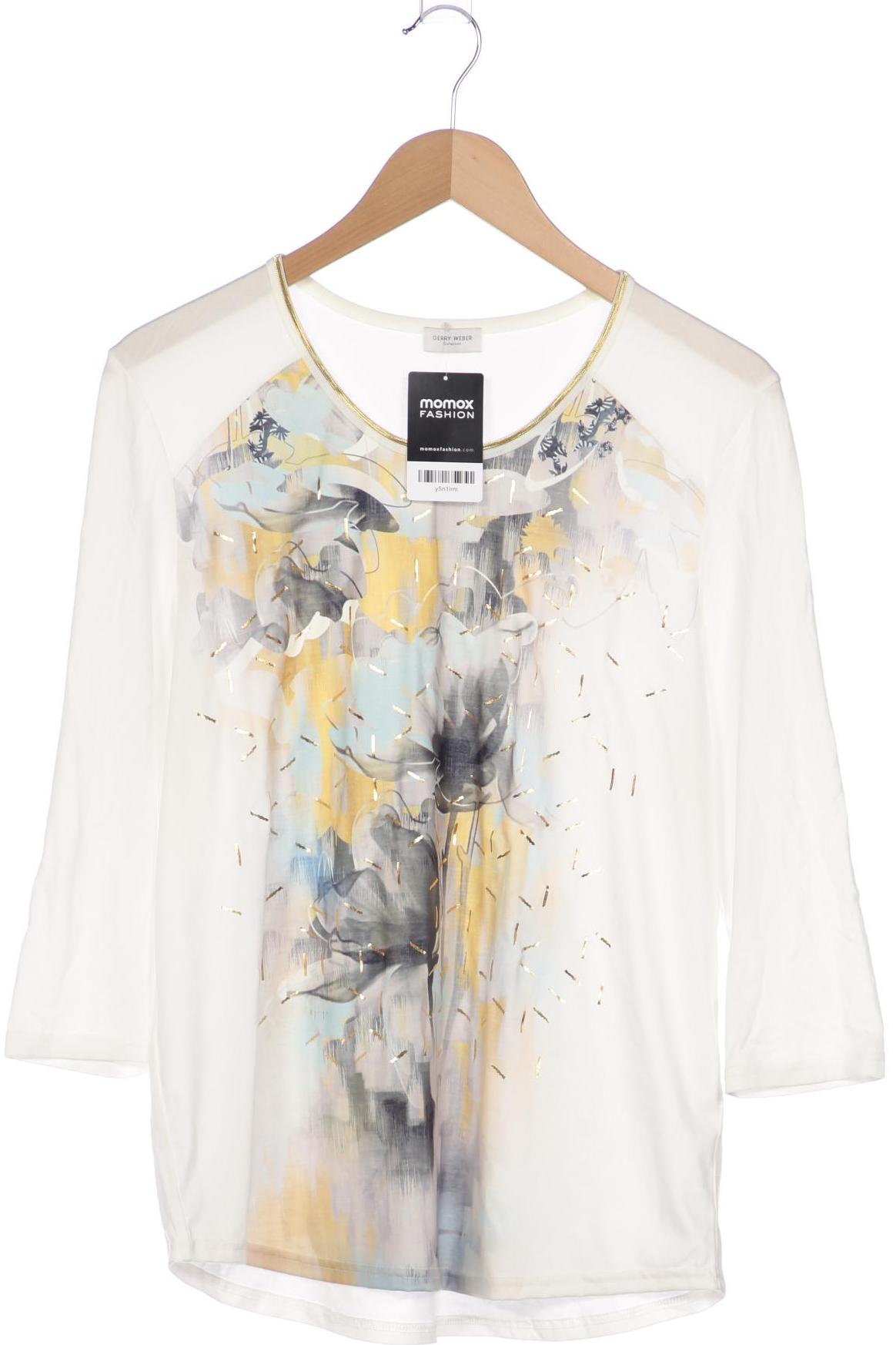 

Gerry Weber Damen Langarmshirt, weiß, Gr. 42