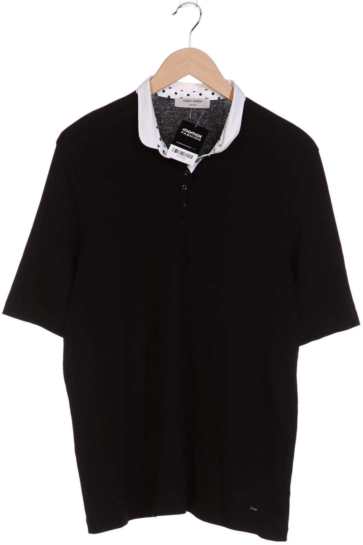 

Gerry Weber Damen Poloshirt, schwarz, Gr. 48