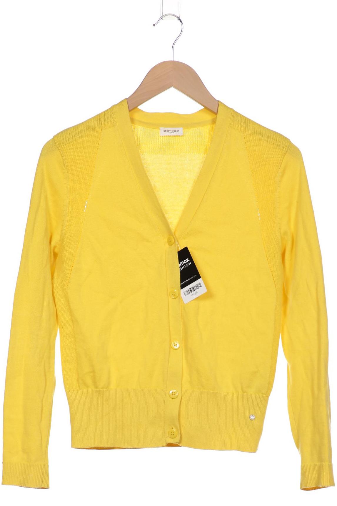 

Gerry Weber Damen Strickjacke, gelb, Gr. 36