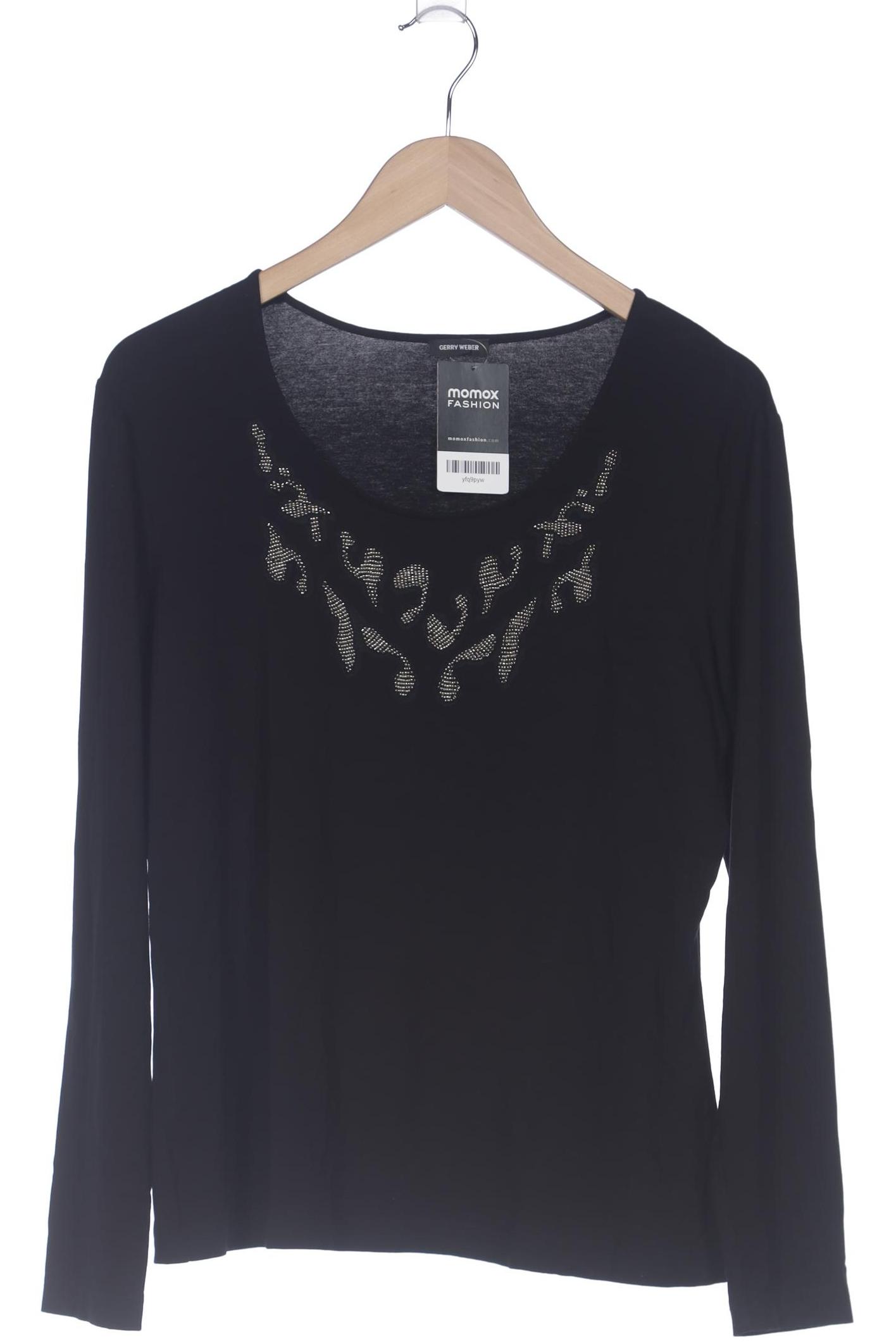 

Gerry Weber Damen Langarmshirt, schwarz, Gr. 44