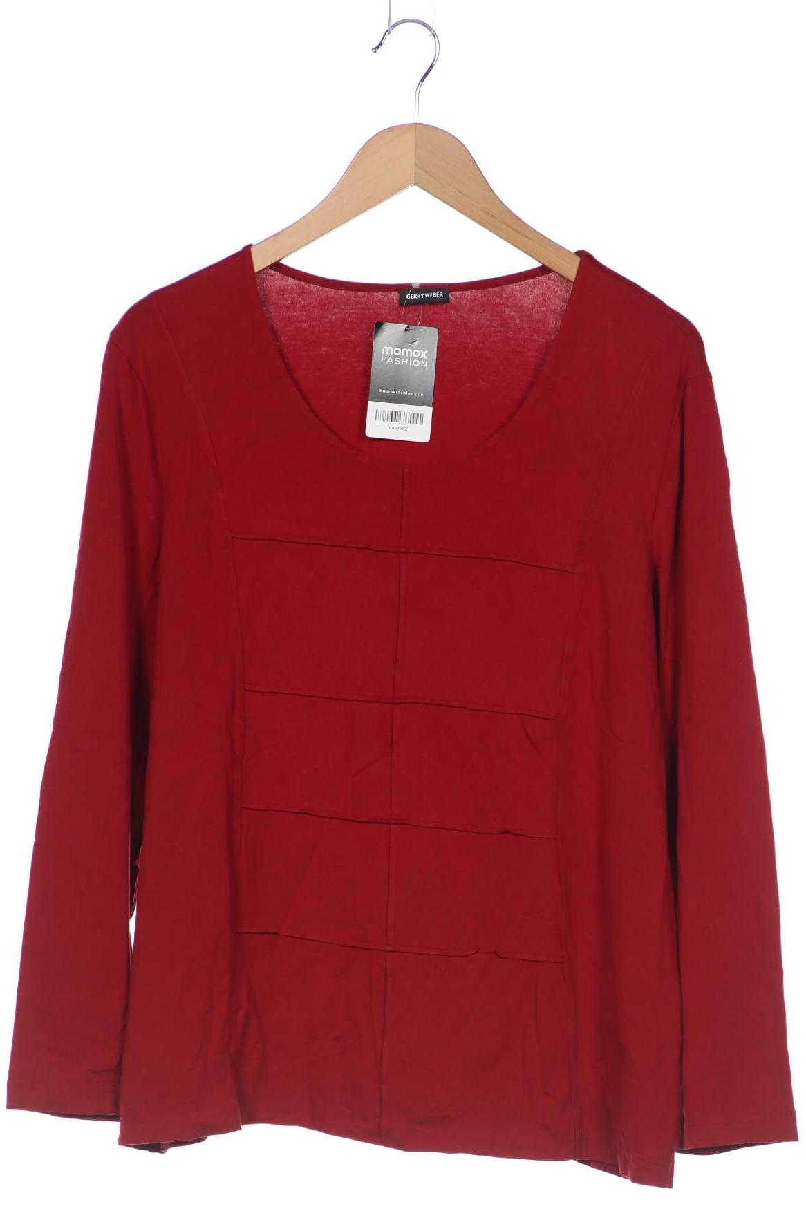

Gerry Weber Damen Langarmshirt, rot, Gr. 48