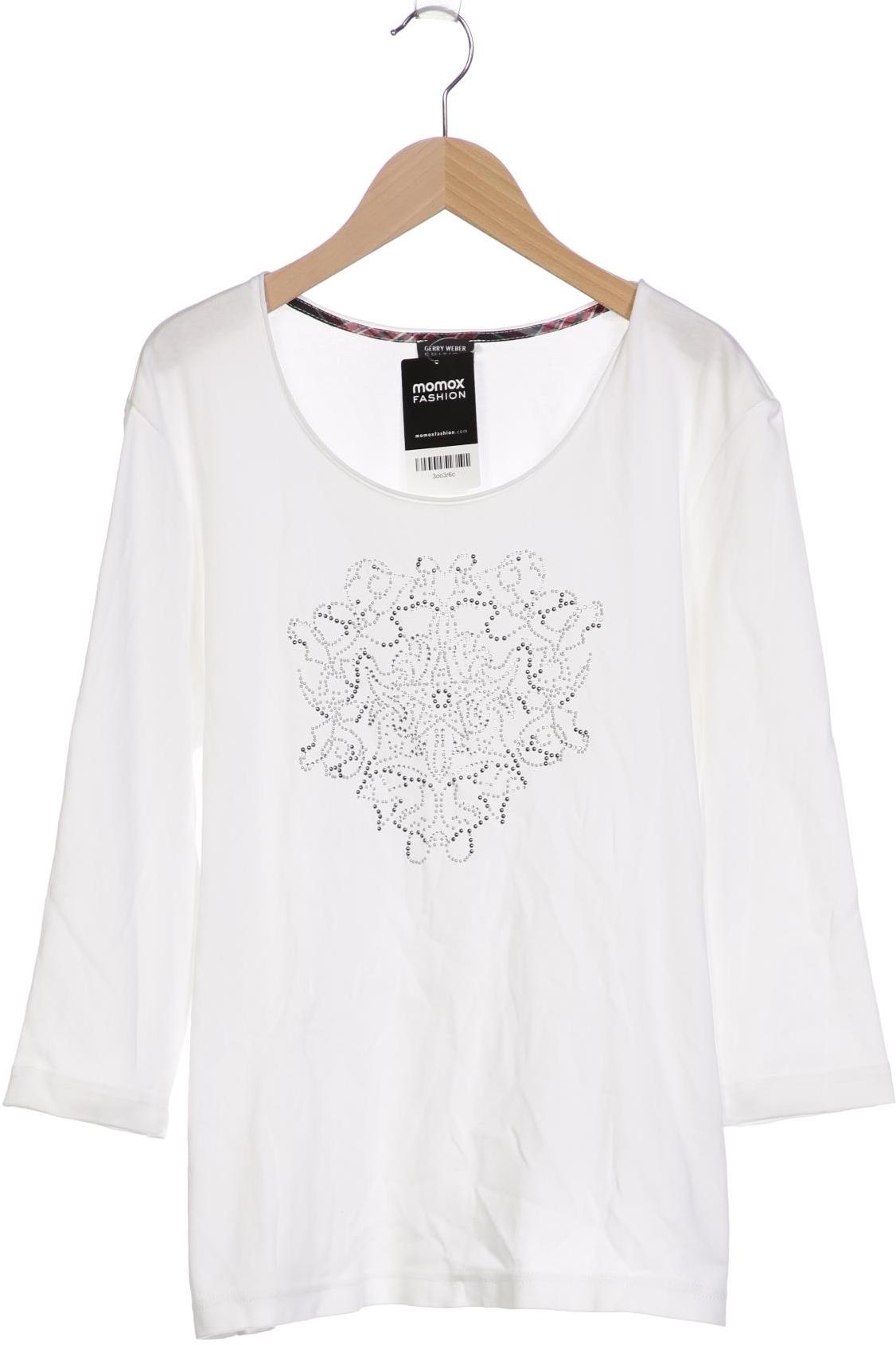 

Gerry Weber Damen Langarmshirt, weiß, Gr. 44