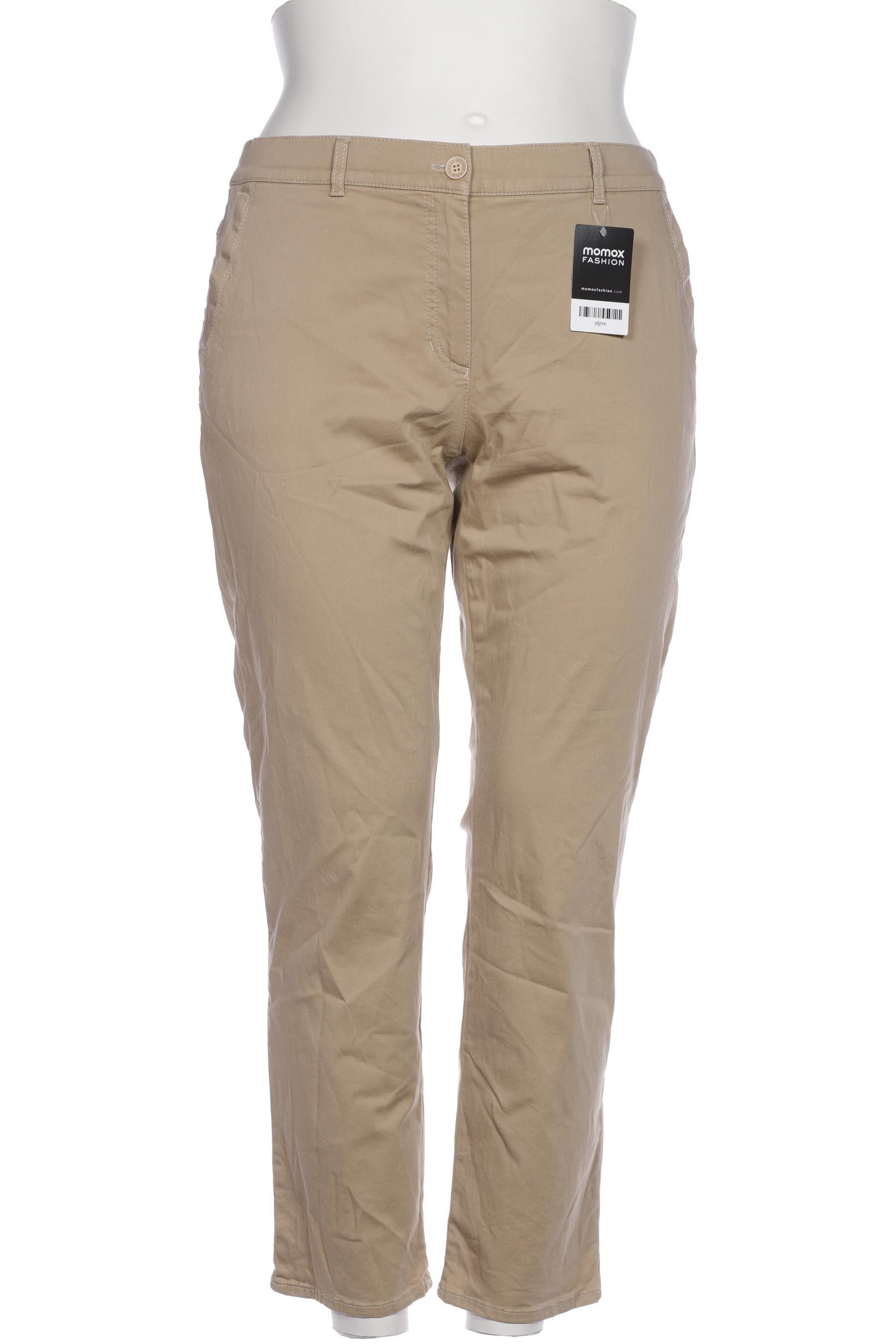 

Gerry Weber Damen Stoffhose, beige, Gr. 46