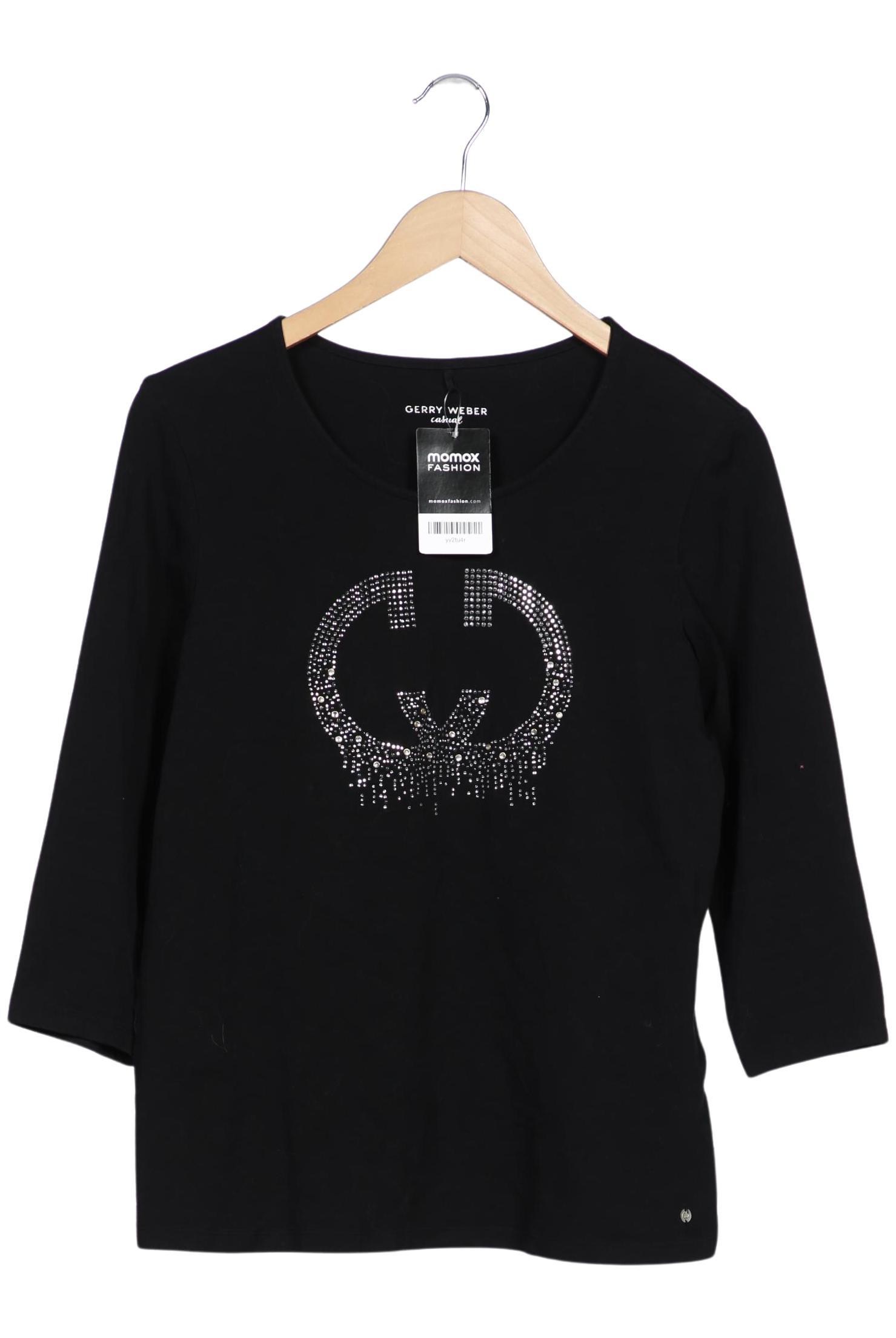 

Gerry Weber Damen Langarmshirt, schwarz, Gr. 42