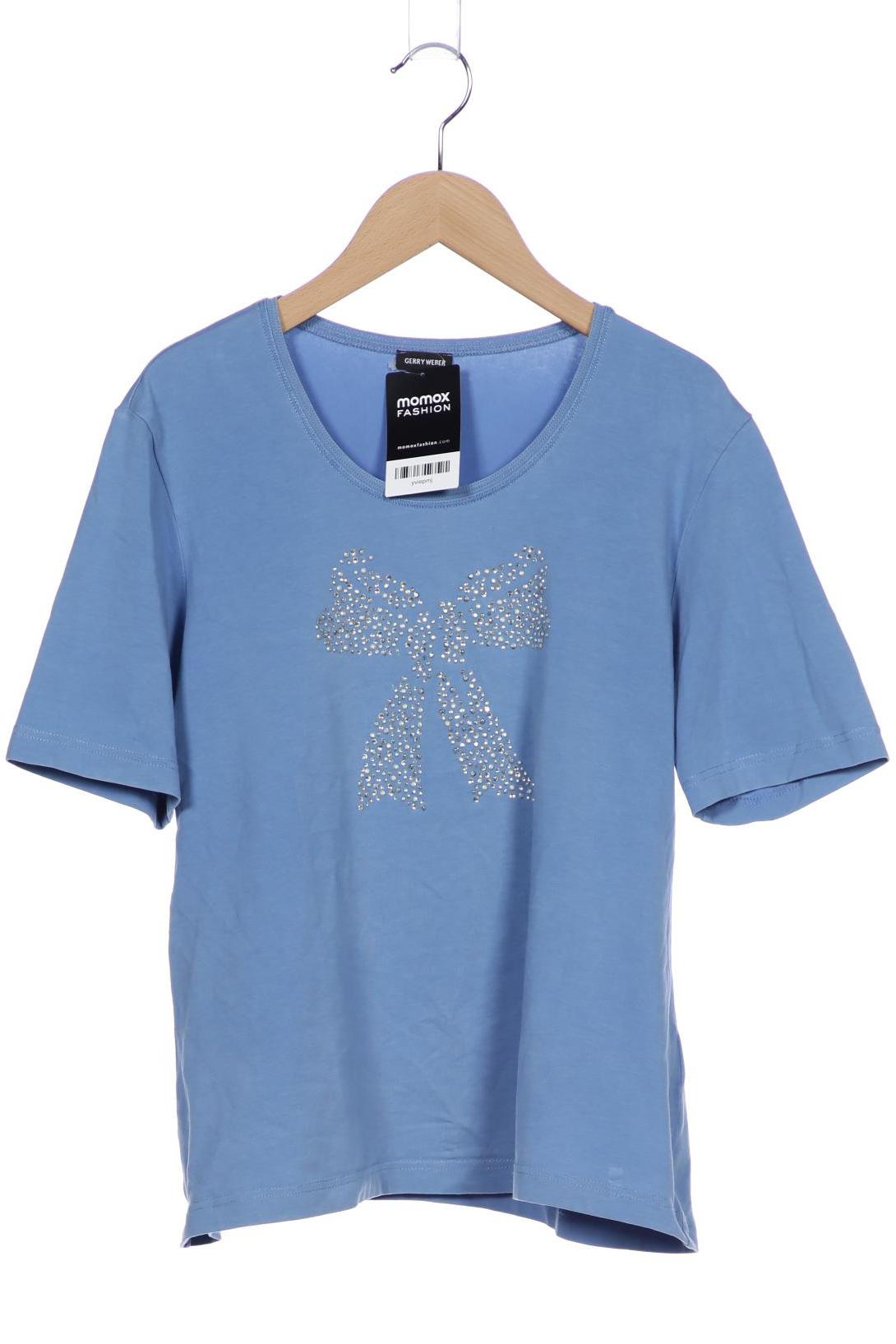 

Gerry Weber Damen T-Shirt, blau, Gr. 42