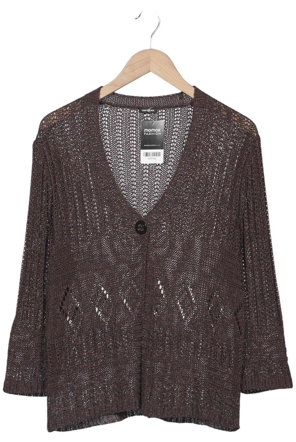

Gerry Weber Damen Strickjacke, braun, Gr. 44