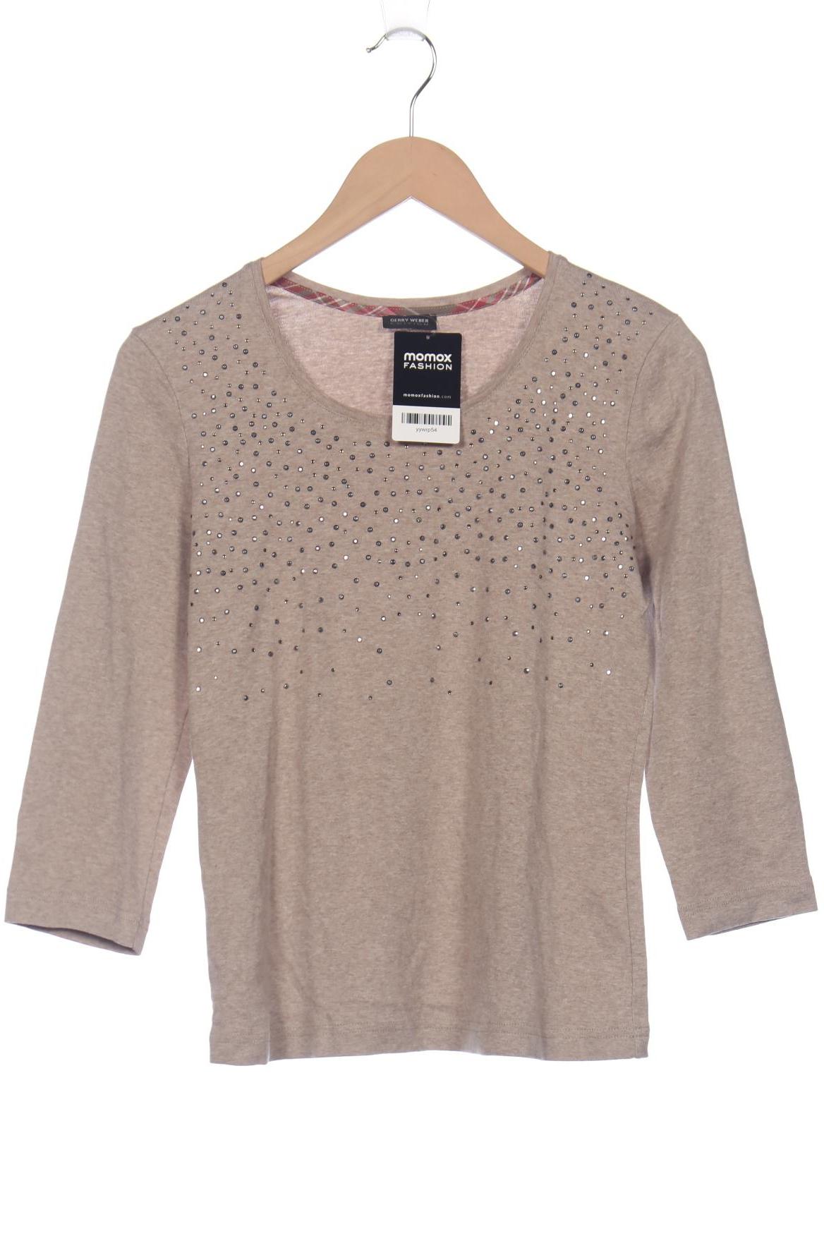 

Gerry Weber Damen Langarmshirt, beige, Gr. 36