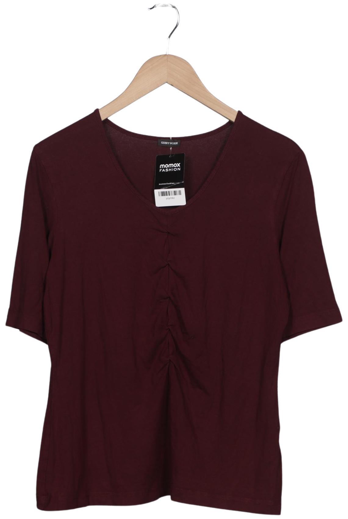 

Gerry Weber Damen T-Shirt, bordeaux, Gr. 42