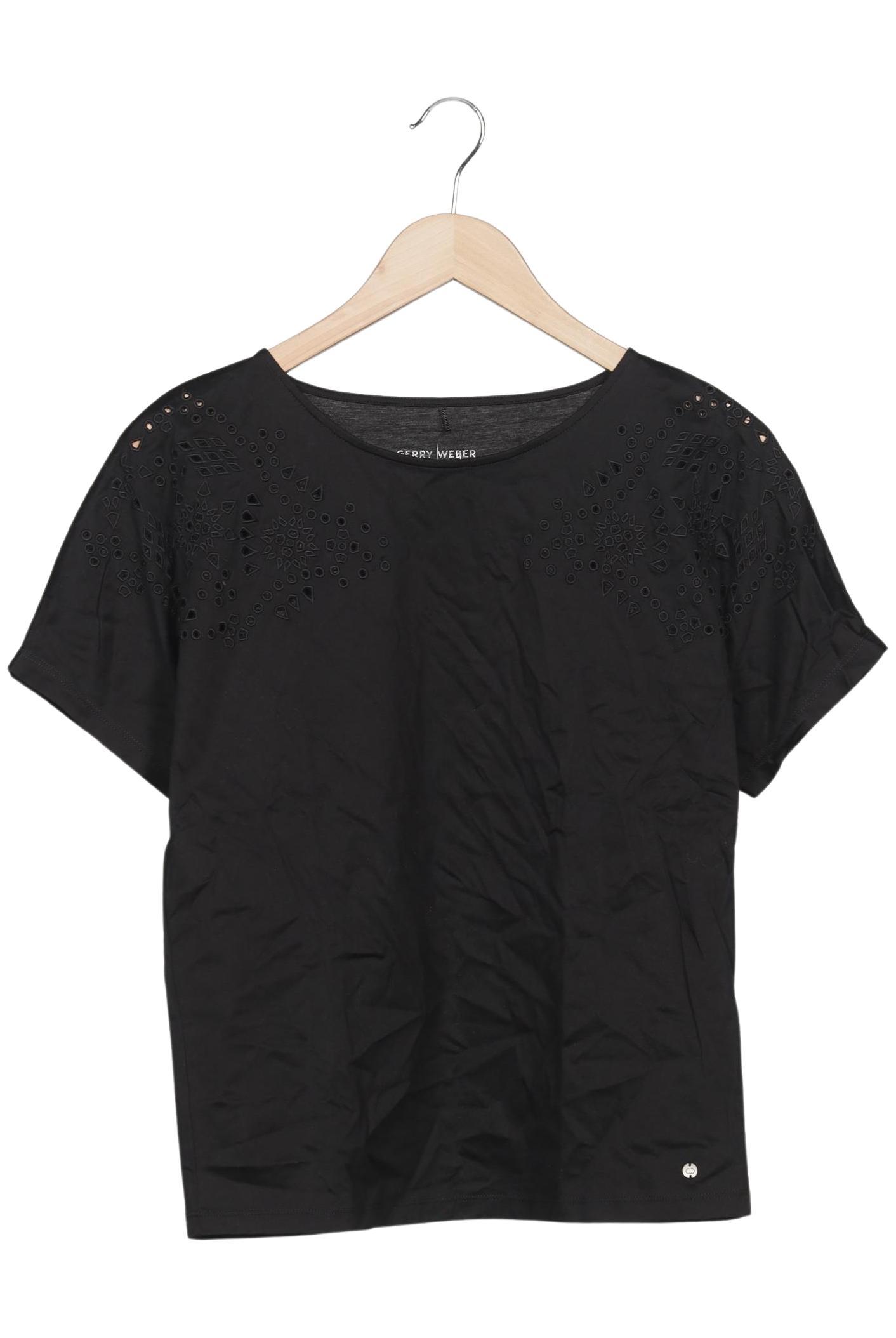 

Gerry Weber Damen T-Shirt, schwarz, Gr. 36