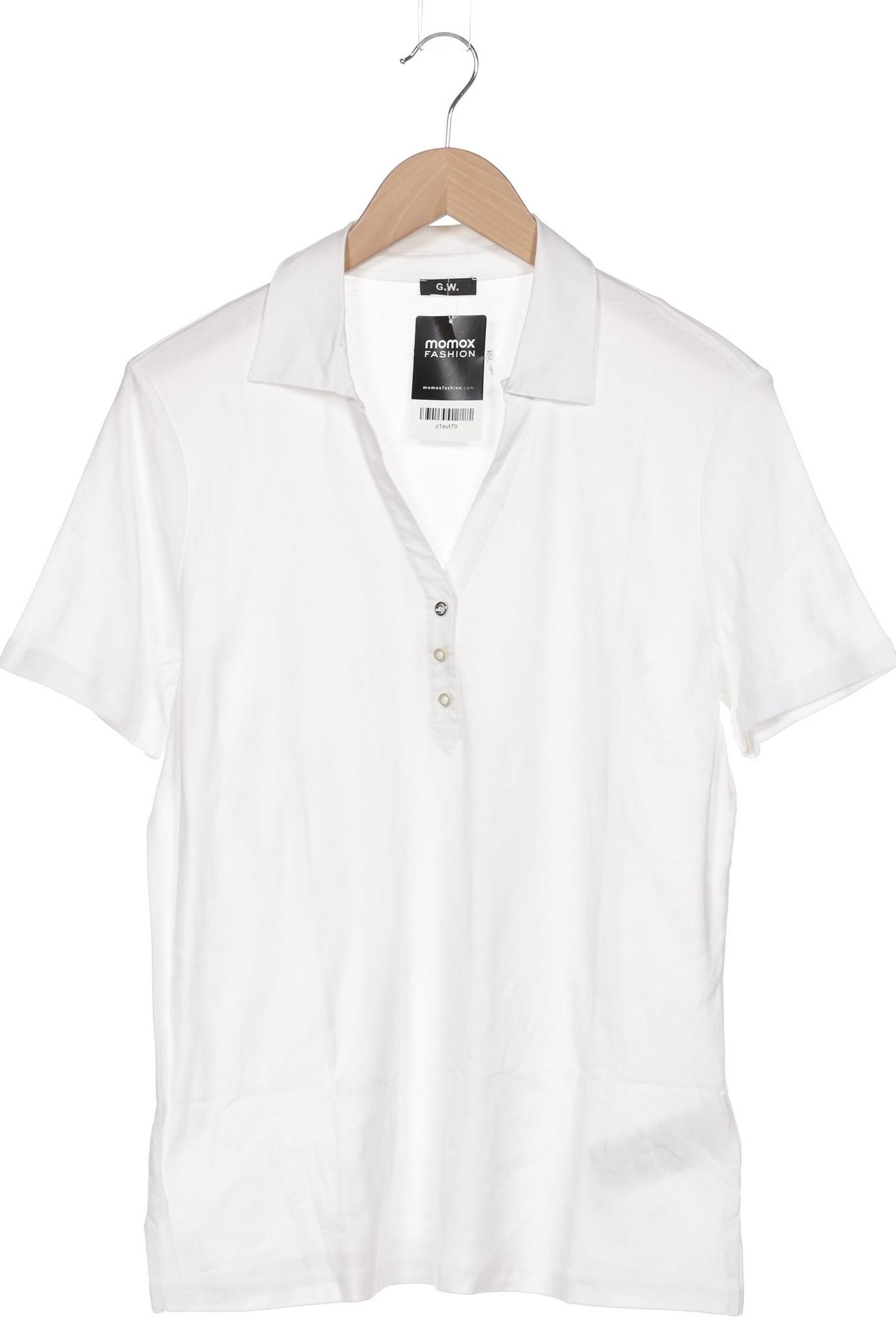 

Gerry Weber Damen Poloshirt, weiß, Gr. 44