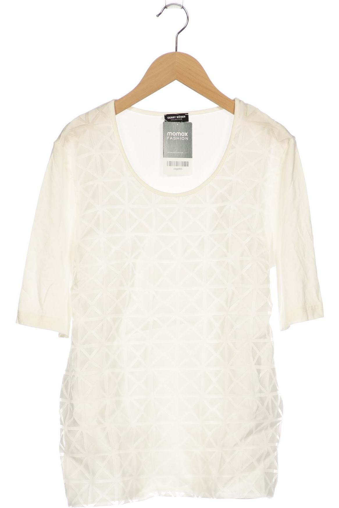 

Gerry Weber Damen T-Shirt, weiß, Gr. 40