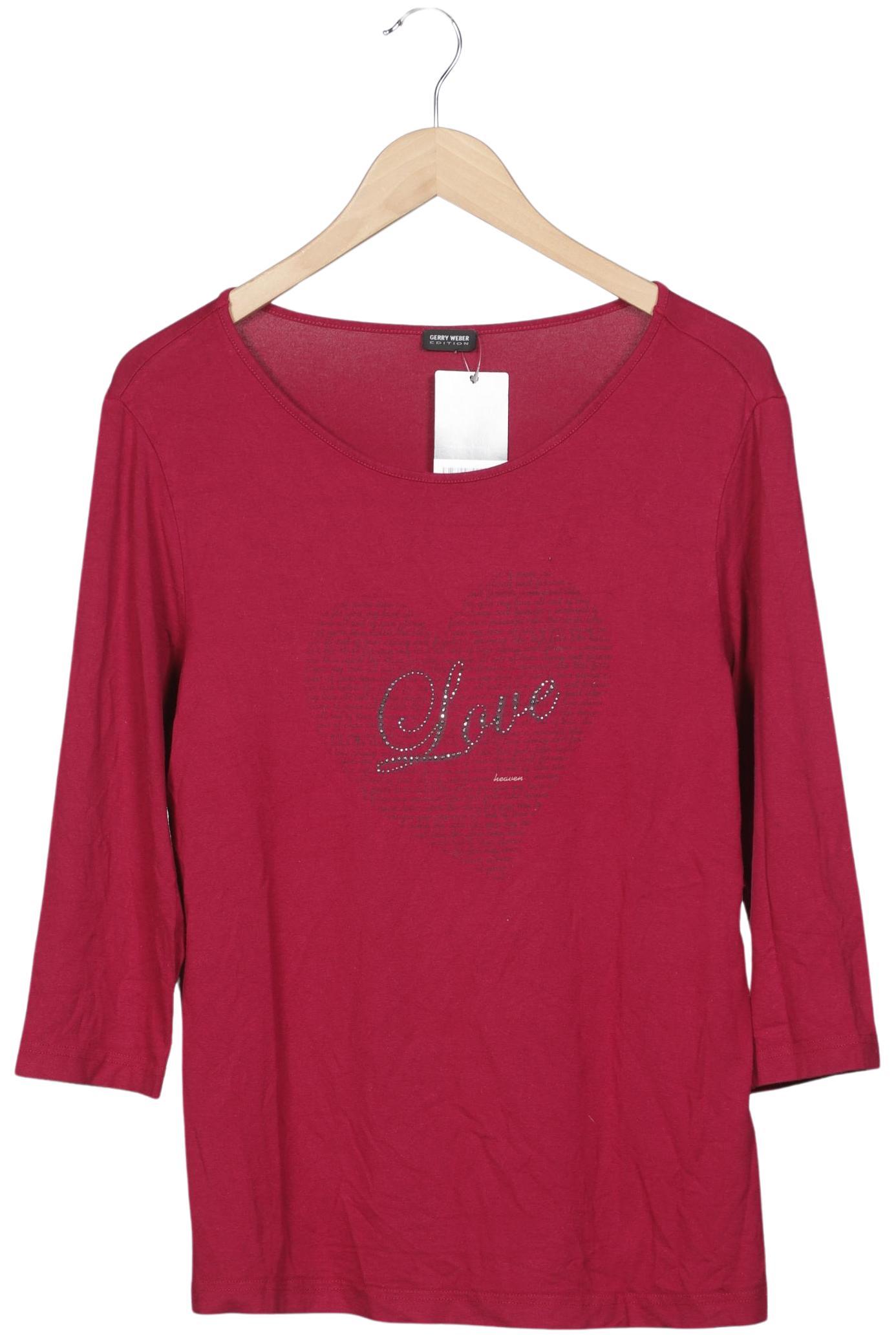 

Gerry Weber Damen Langarmshirt, rot, Gr. 44