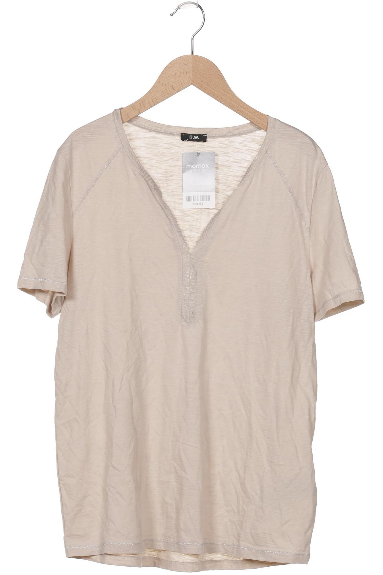 

Gerry Weber Damen T-Shirt, beige, Gr. 42