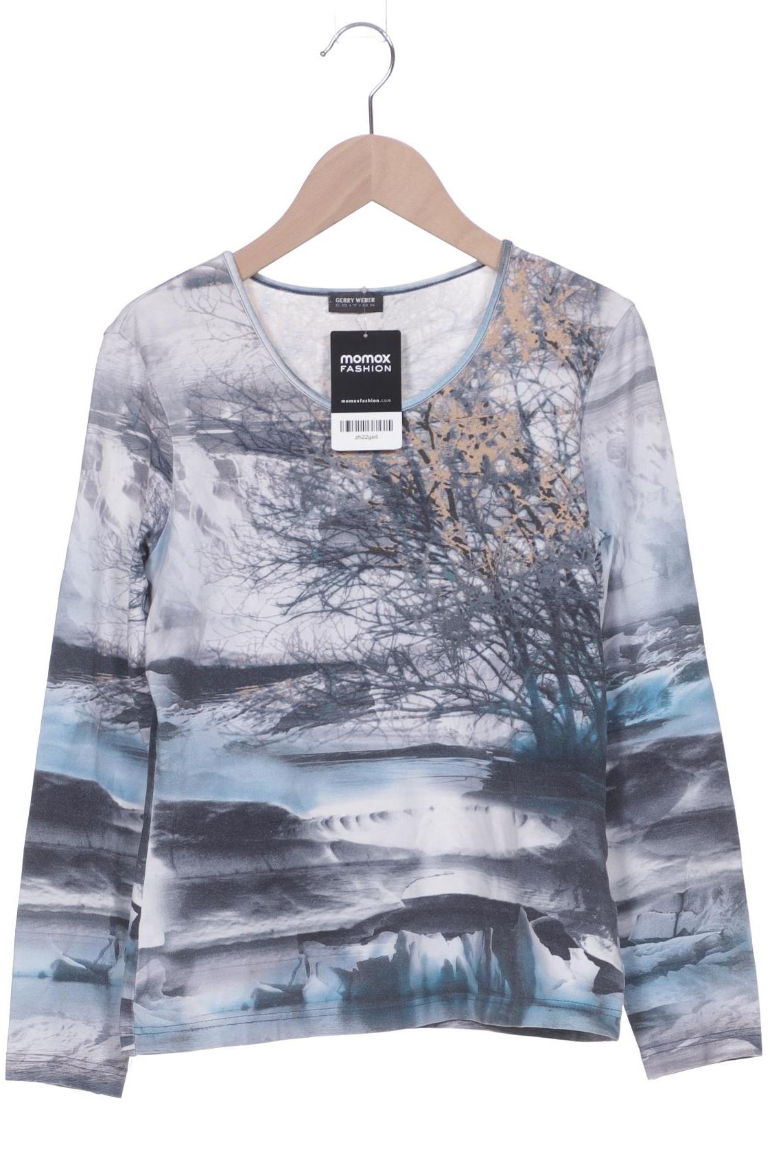 

Gerry Weber Damen Langarmshirt, blau, Gr. 36